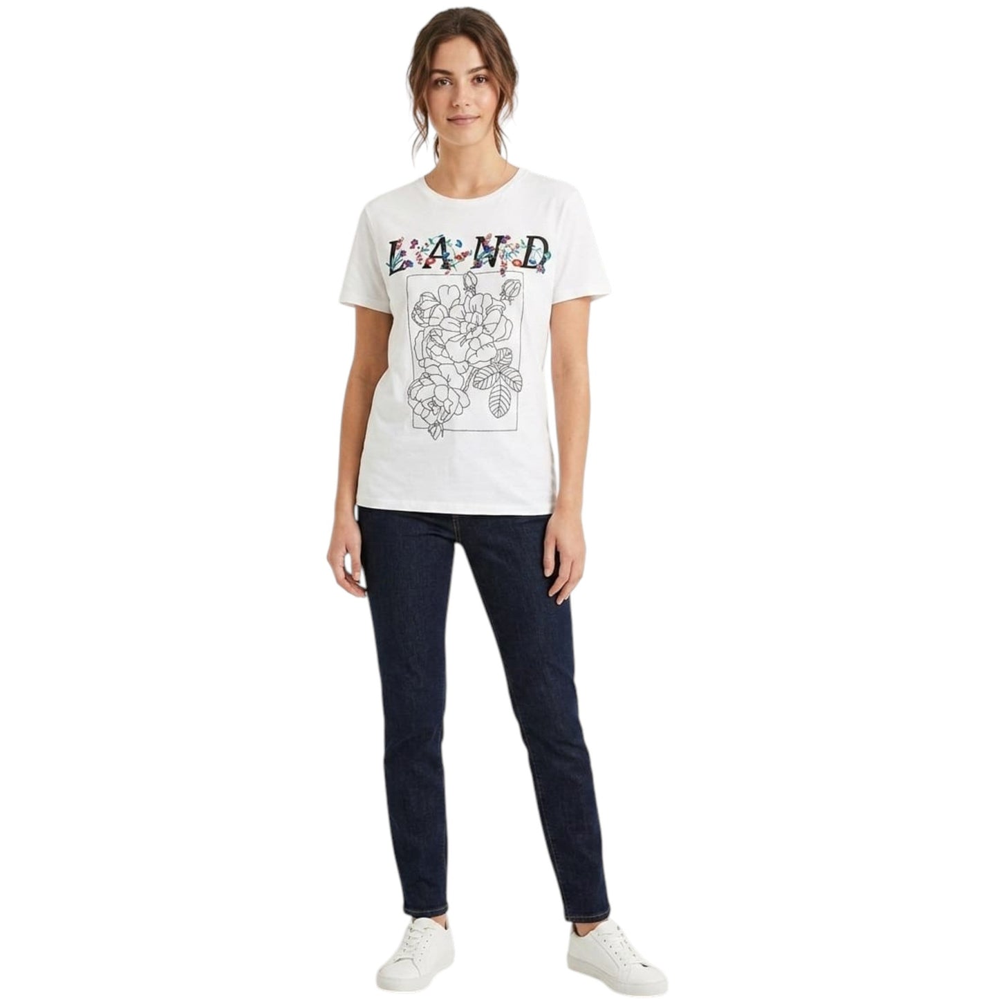 Women's Embroidered Top,White