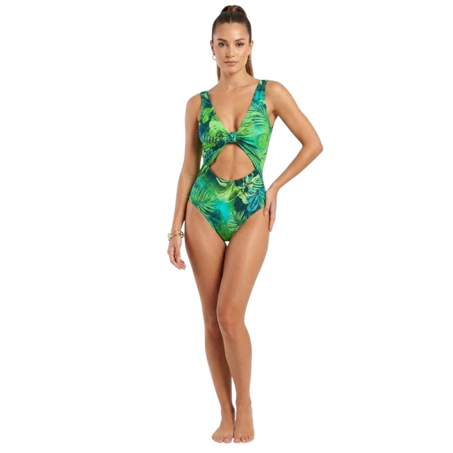 Women's Printed One Piece Swimsuit,Multi