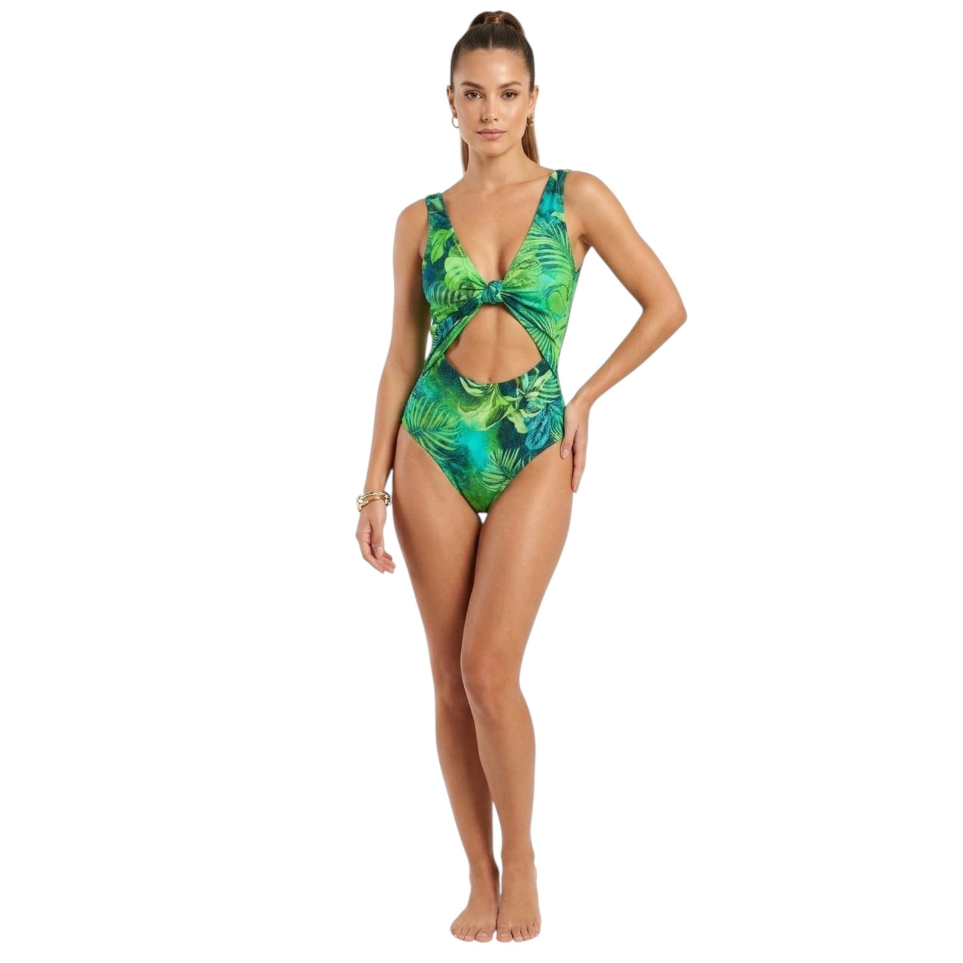 Women's Printed One Piece Swimsuit,Multi