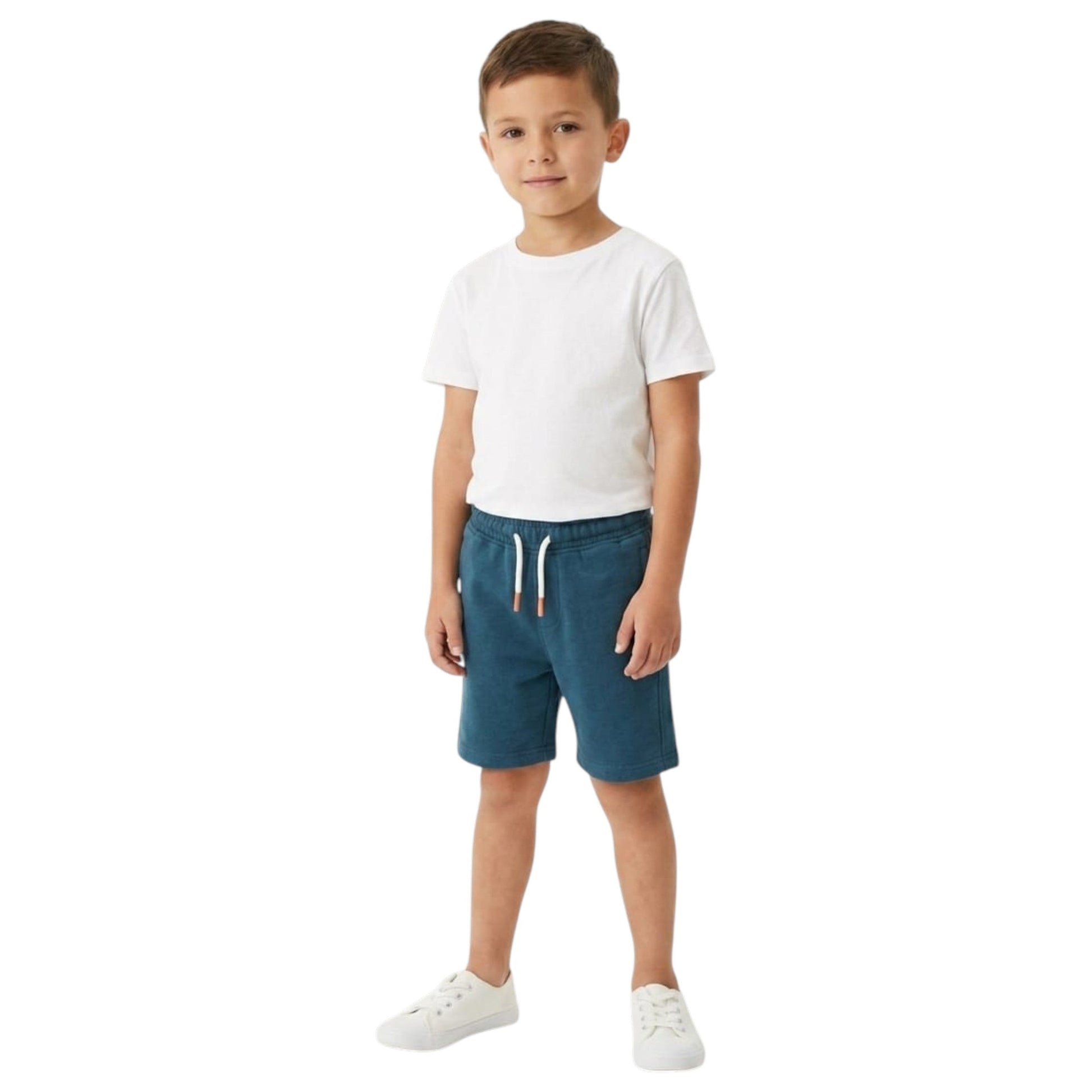 Kids Boy's Plain Solid Short,Light Navy