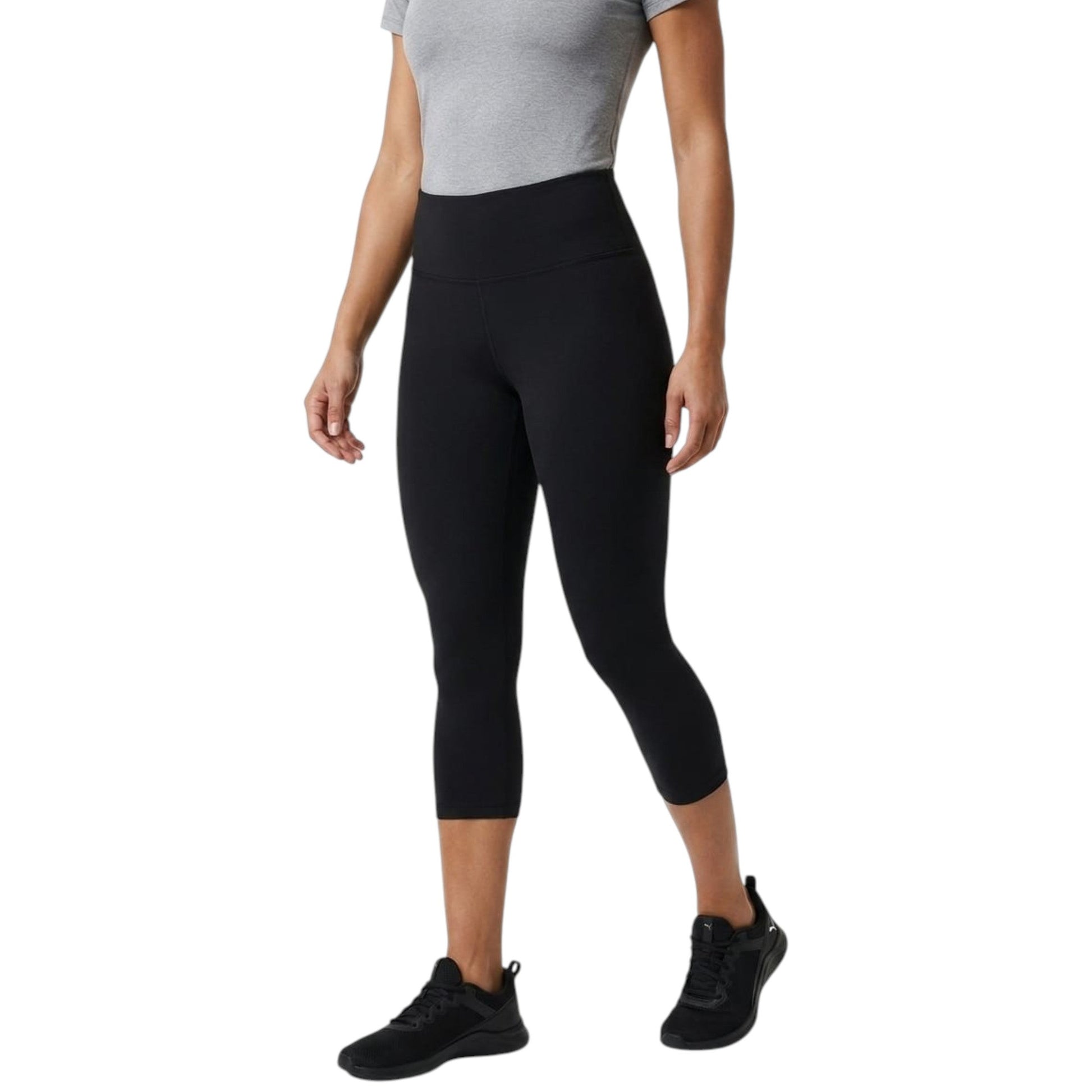 Women's Plain Solid Legging,Black