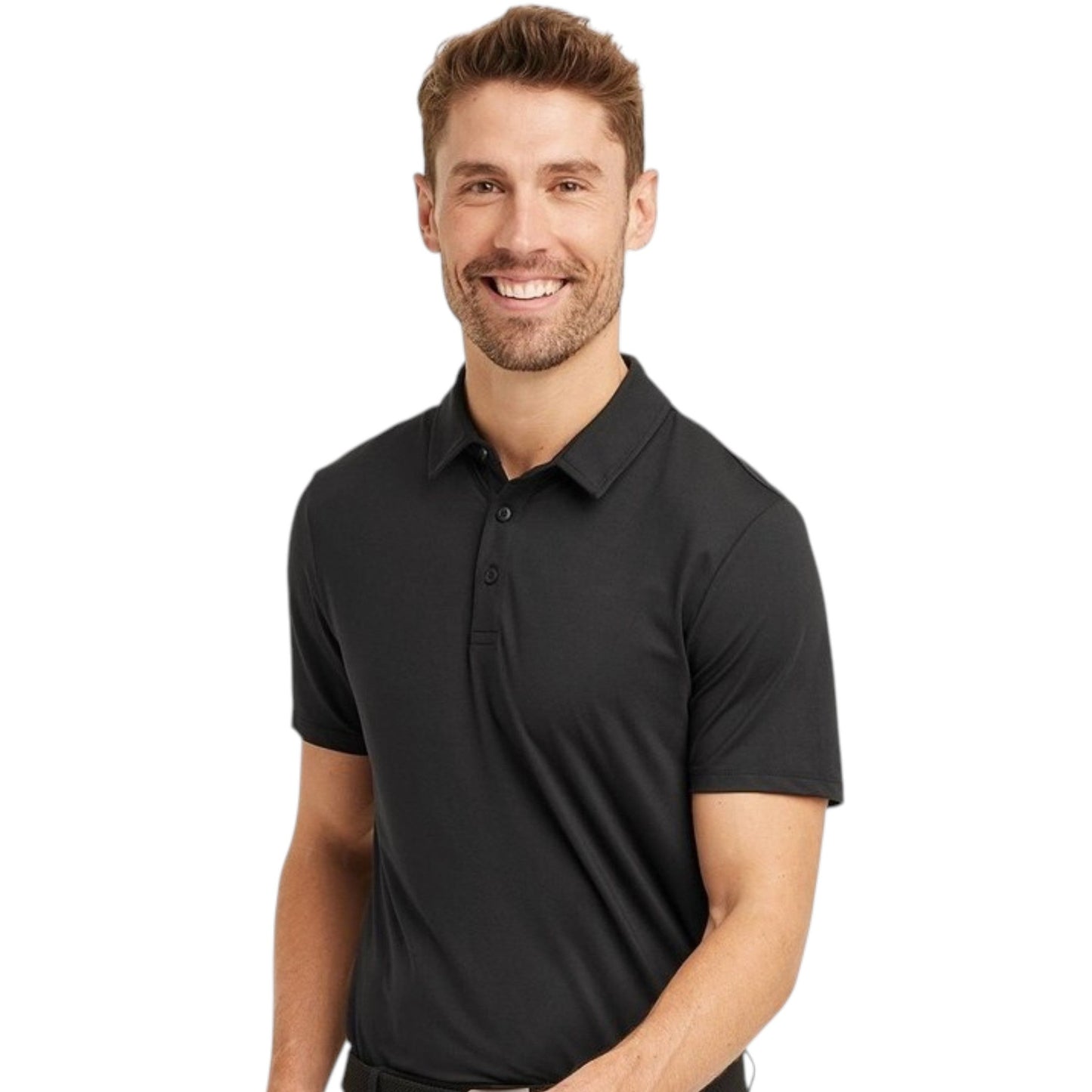 Men's Textured Top,Black
