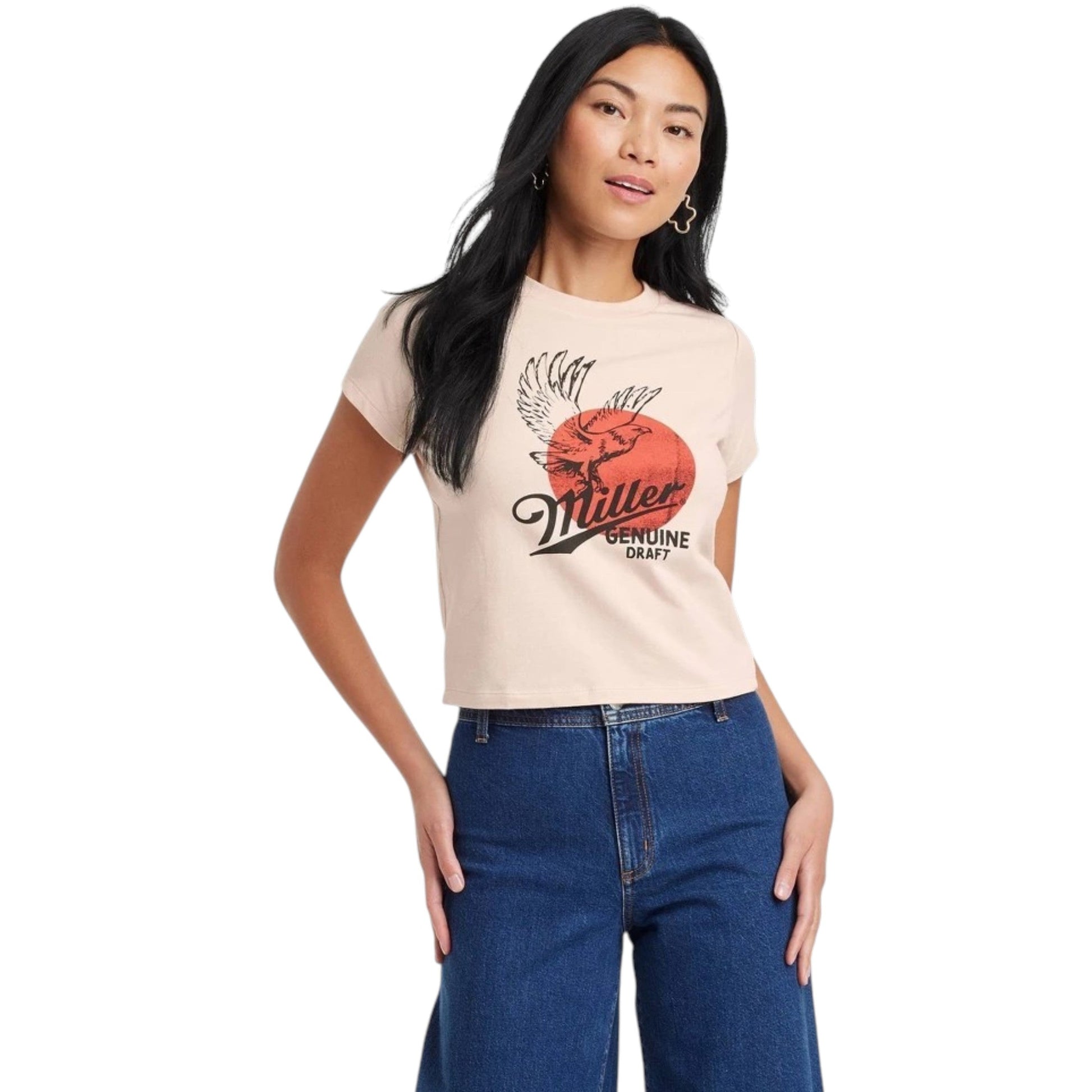 Women's Printed Top,Beige