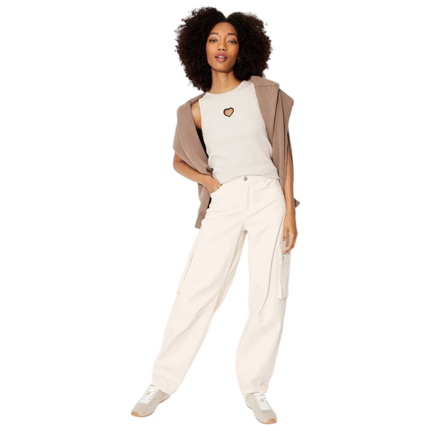 Women's Plain Pant,Off White