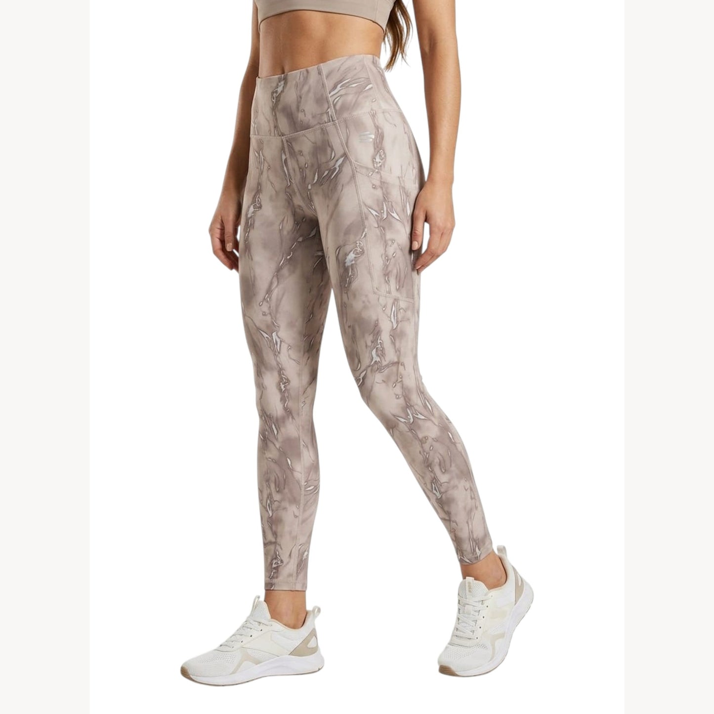 Women's Printed Legging,Beige