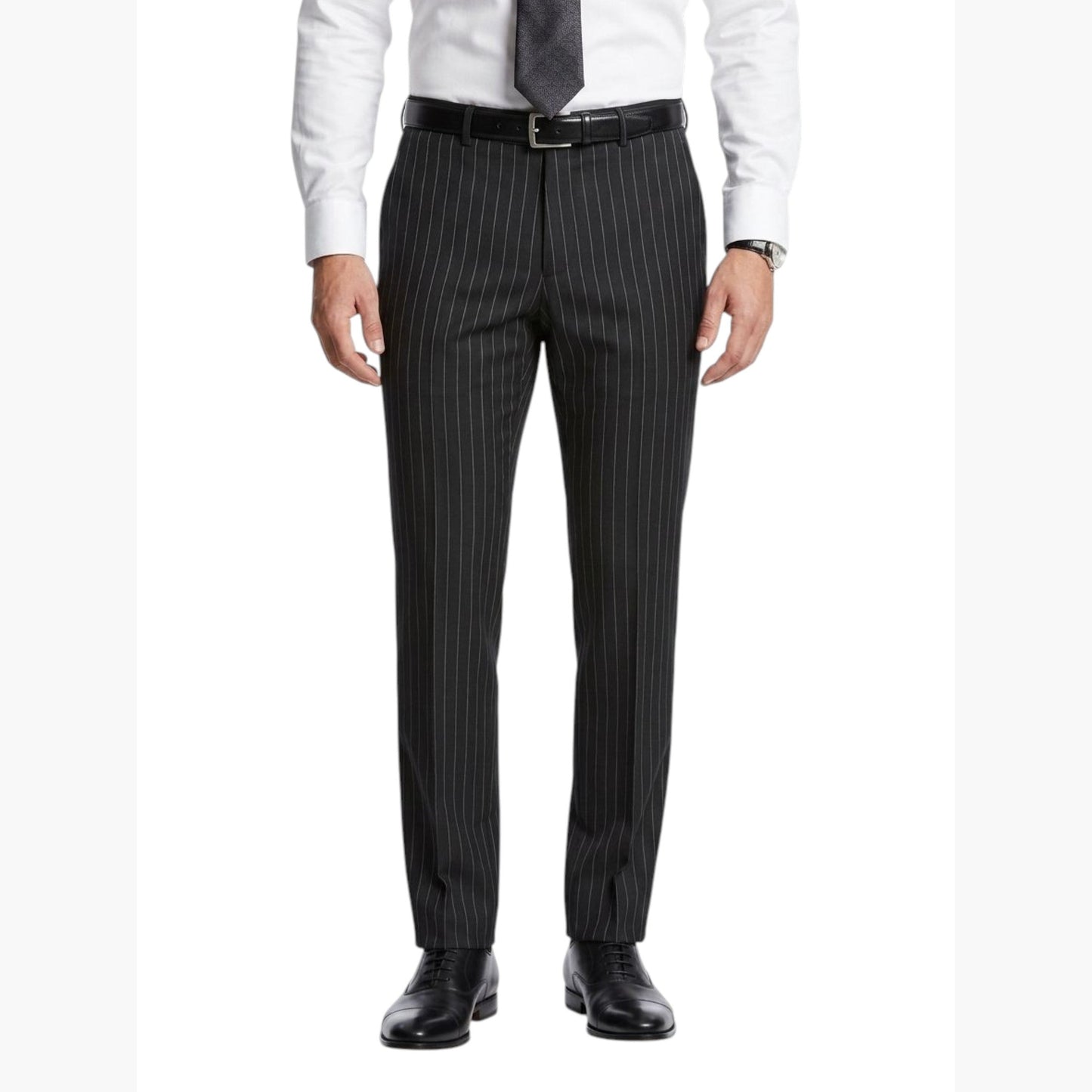 Men's Striped Classic Pant,Black