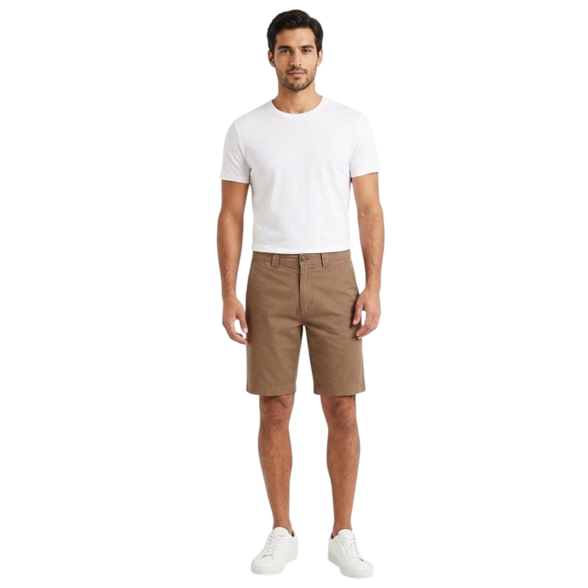 Men's Plain Solid Short,Brown