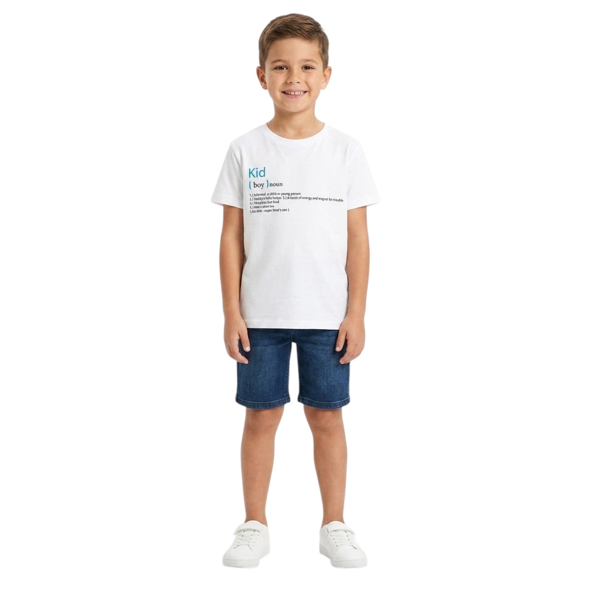 Kids Boy's Printed Top,White
