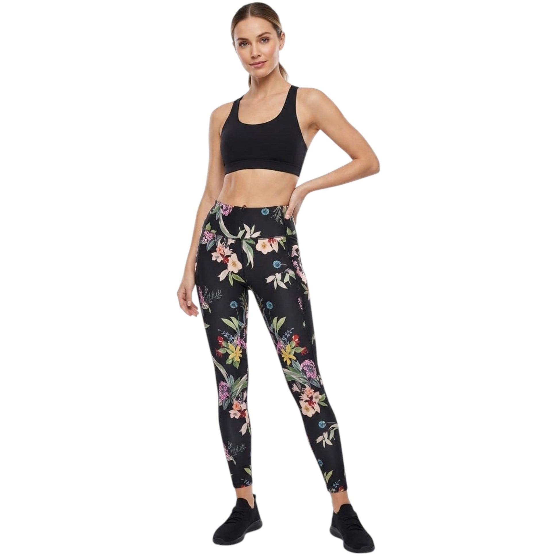 Women's Floral Printed Legging,Multi
