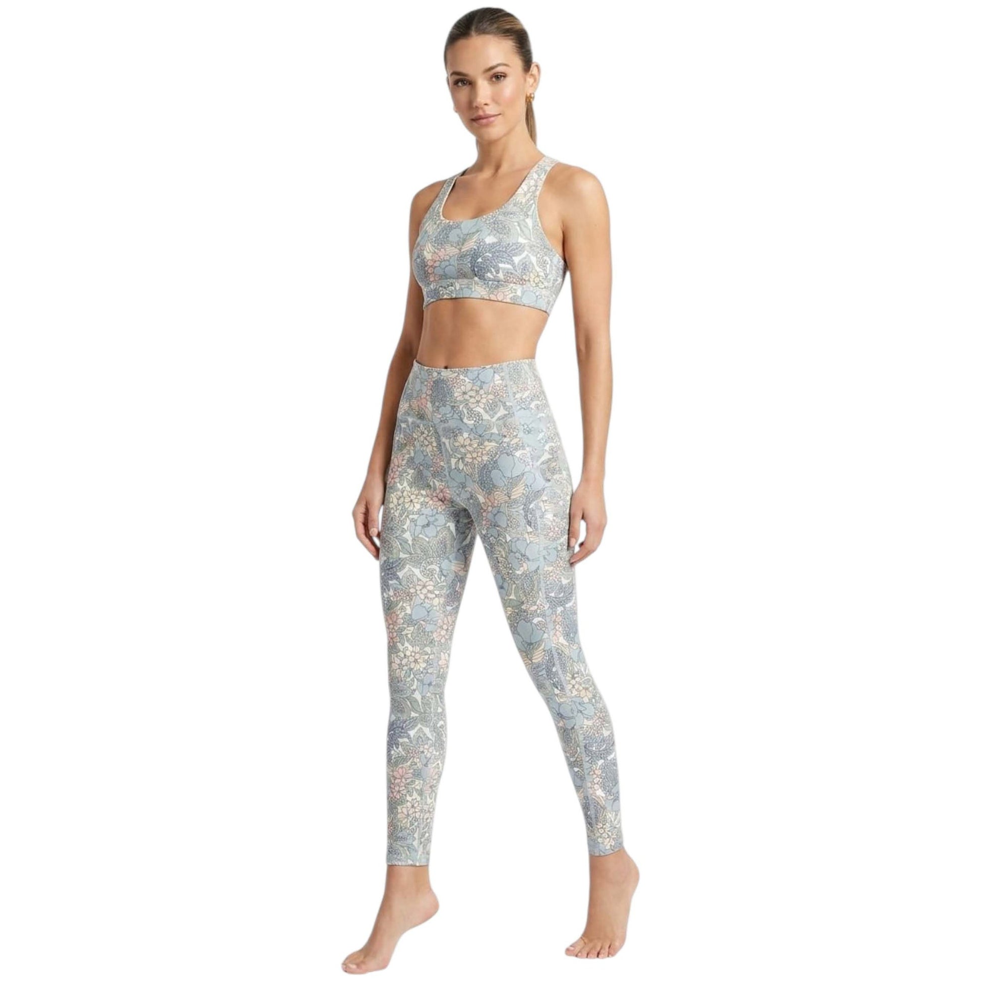 Women's Floral Printed Legging,Multi