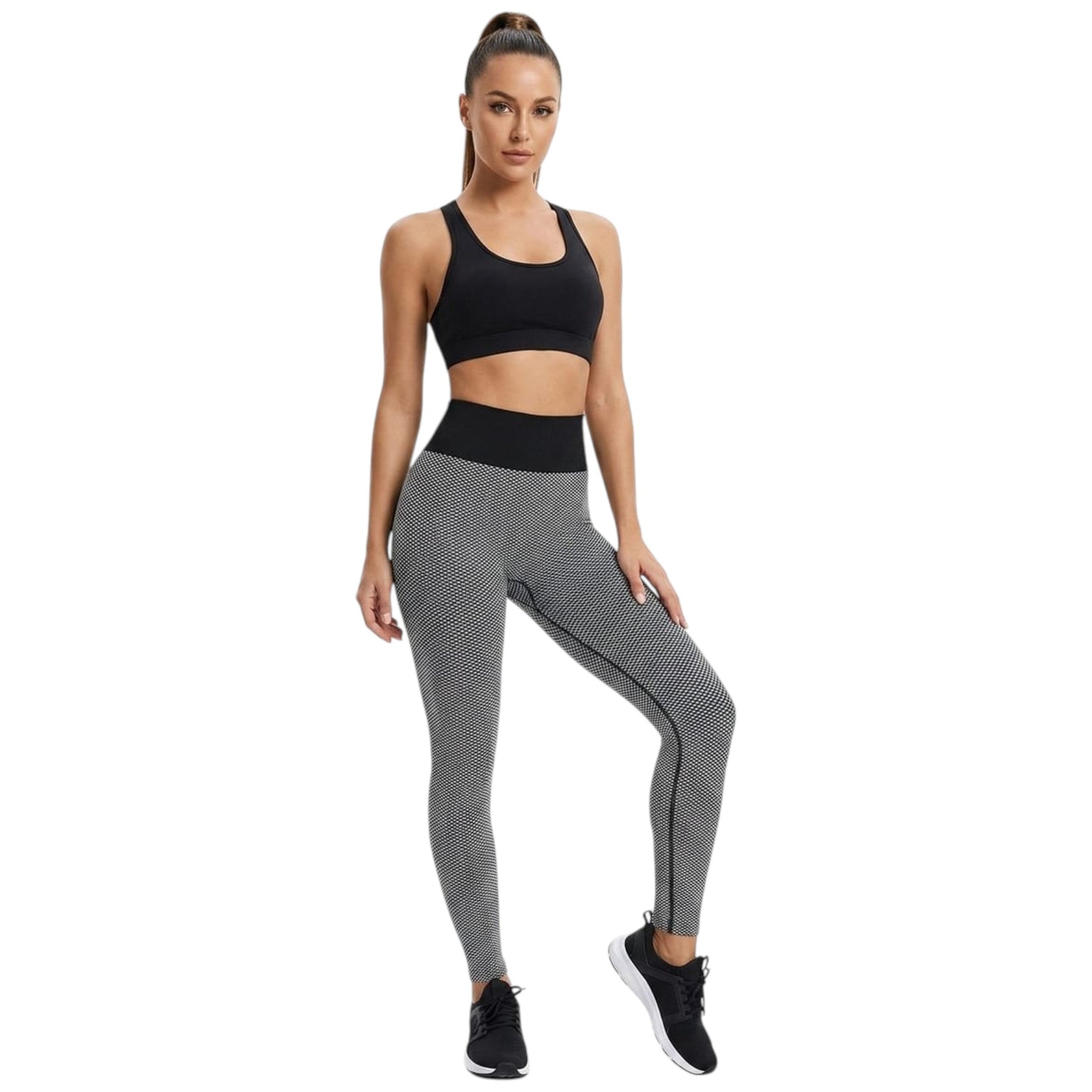 Women's Textured Legging,Black