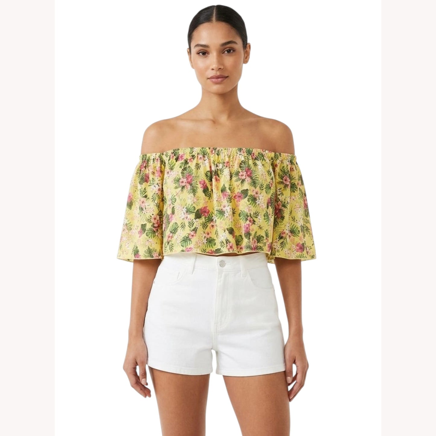 Women's Floral Printed Top,Multi
