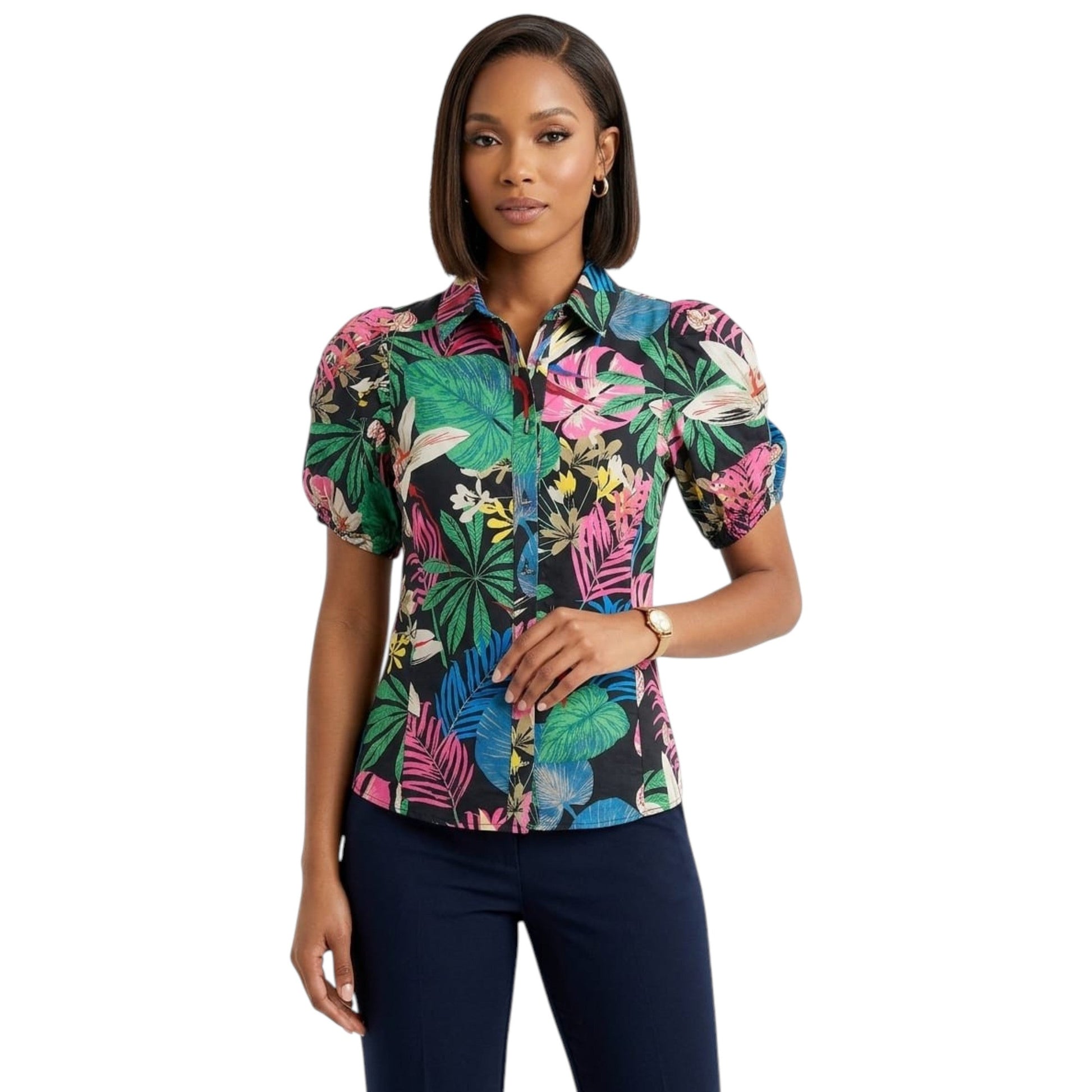 Women's Printed Chemise,Multi