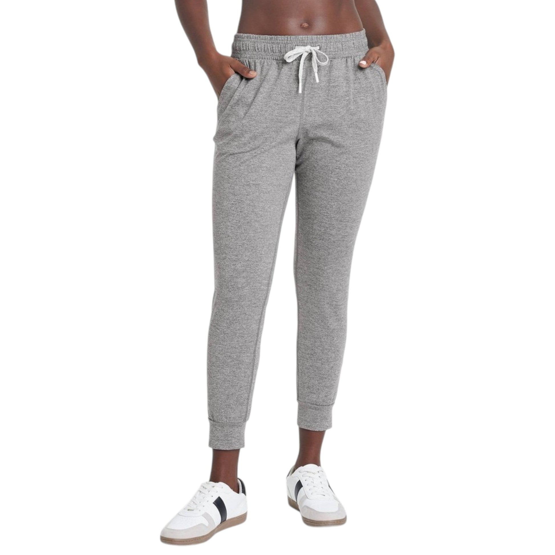 Women's Plain Solid Pant,Grey