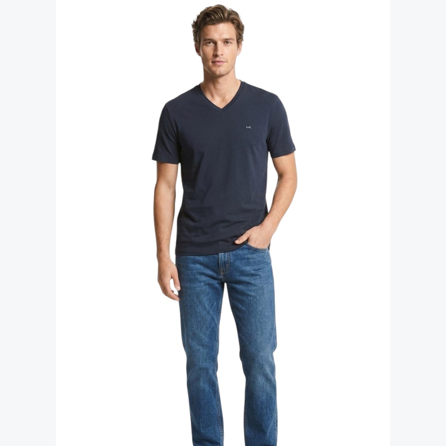 Men's Plain Top,Navy