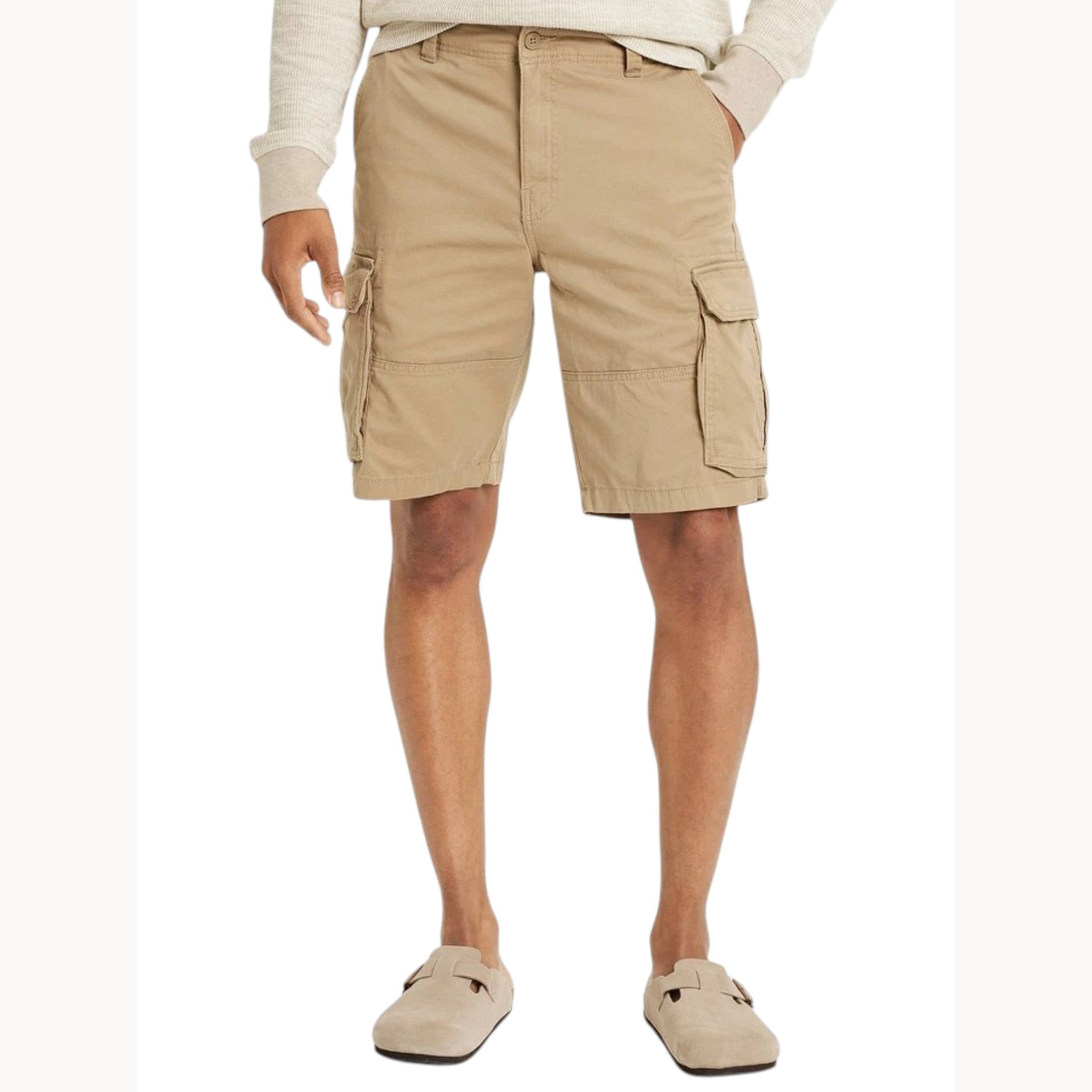 Men's Plain Short,Beige