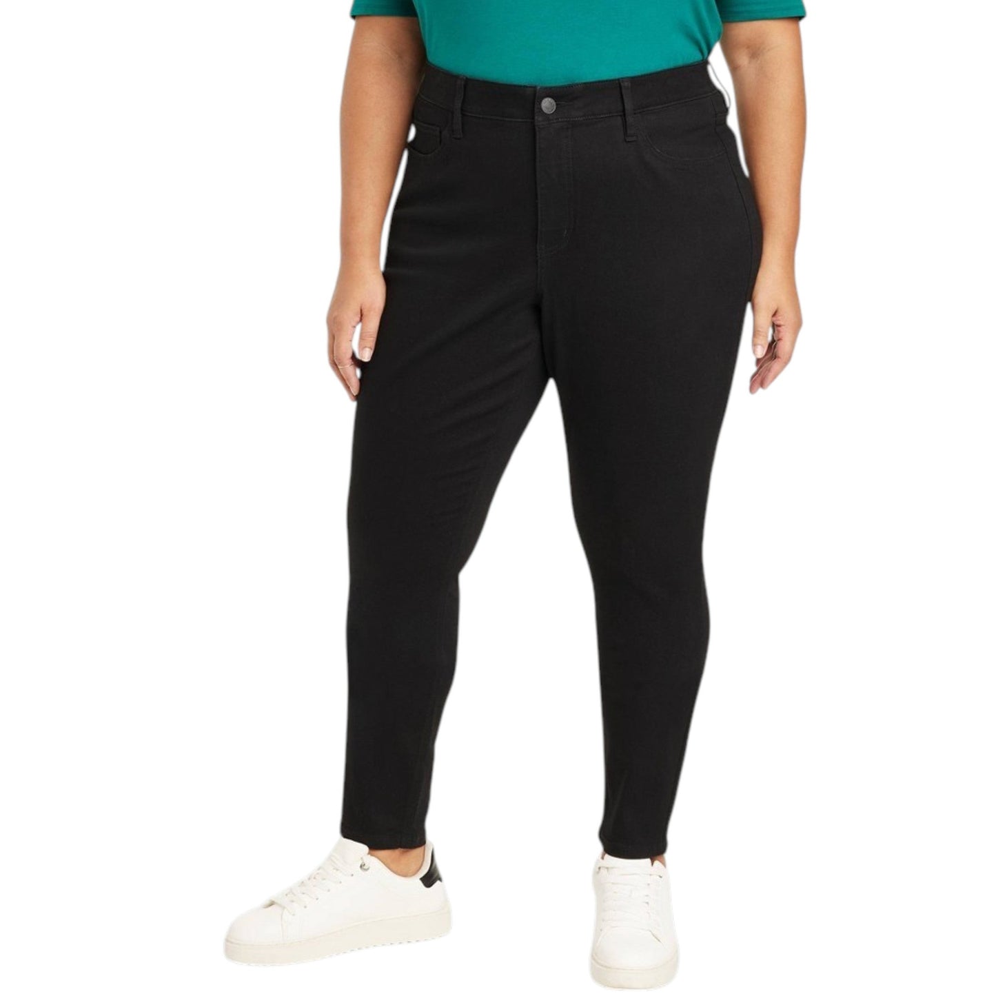 Women's Plain Jeans,Black
