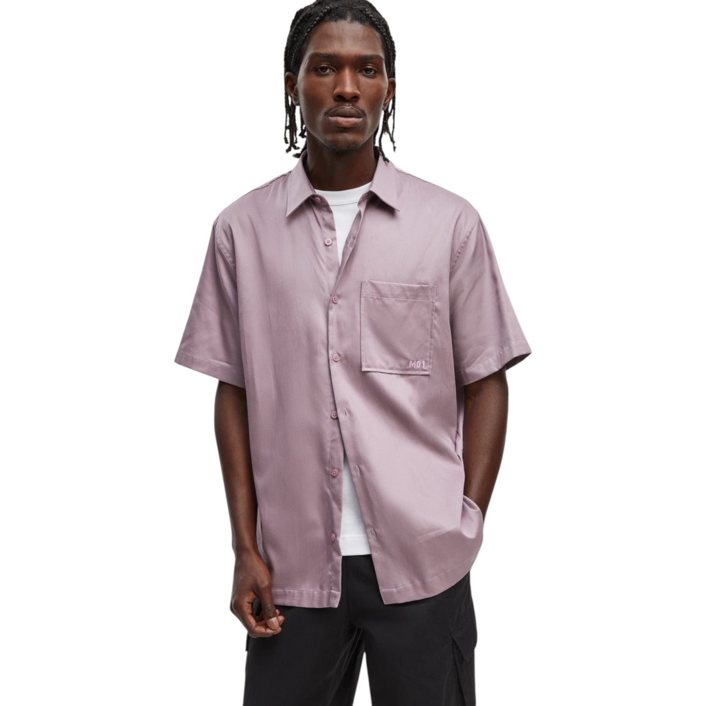Men's Plain Dress Short,Dusty Mauve