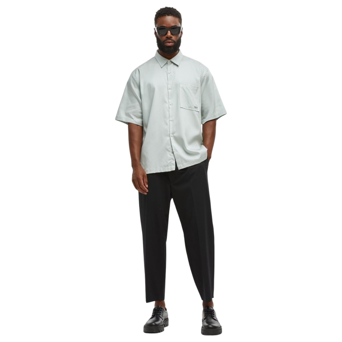 Men's Plain Dress Shirt,Mint