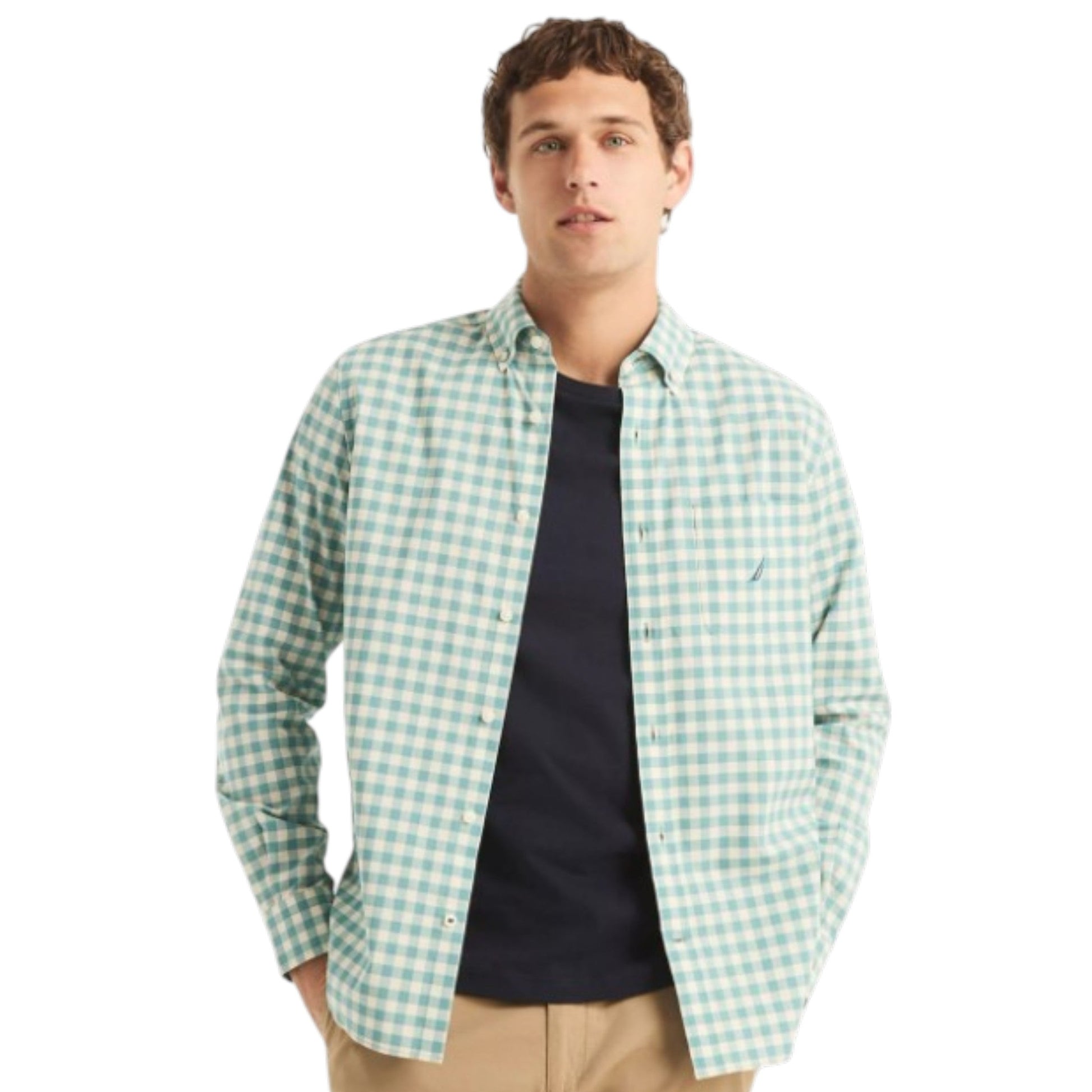 Men's Plaid Dress Shirt,Multi