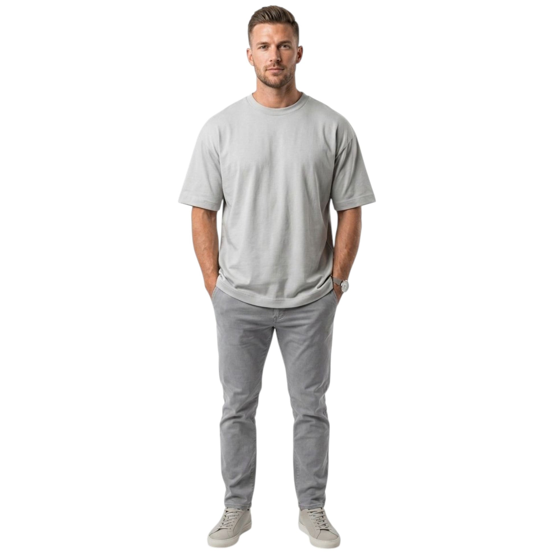 Men's Plain Top,Grey