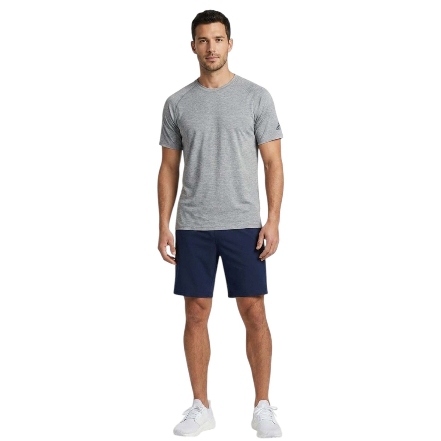 Men's Plain Solid Sport Top,Grey