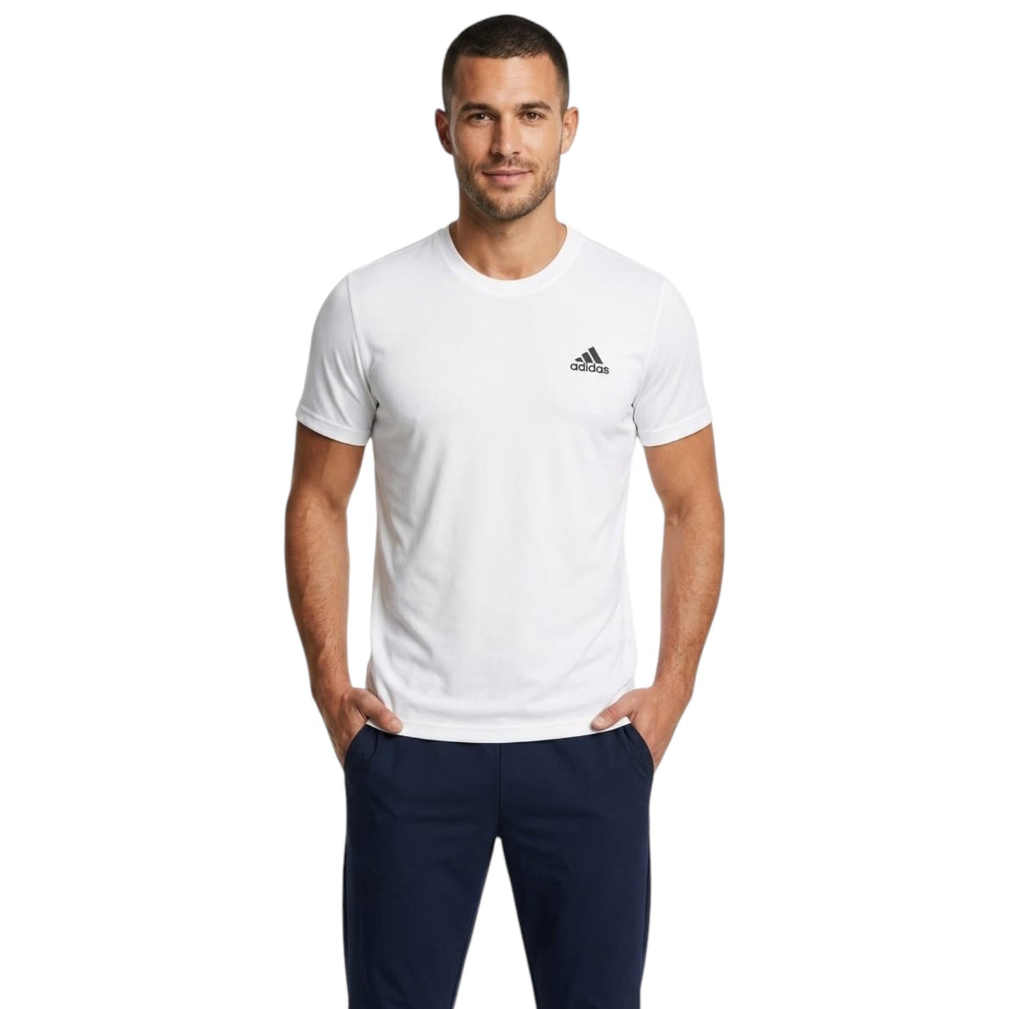 Men's Brand Logo Printed Top,White