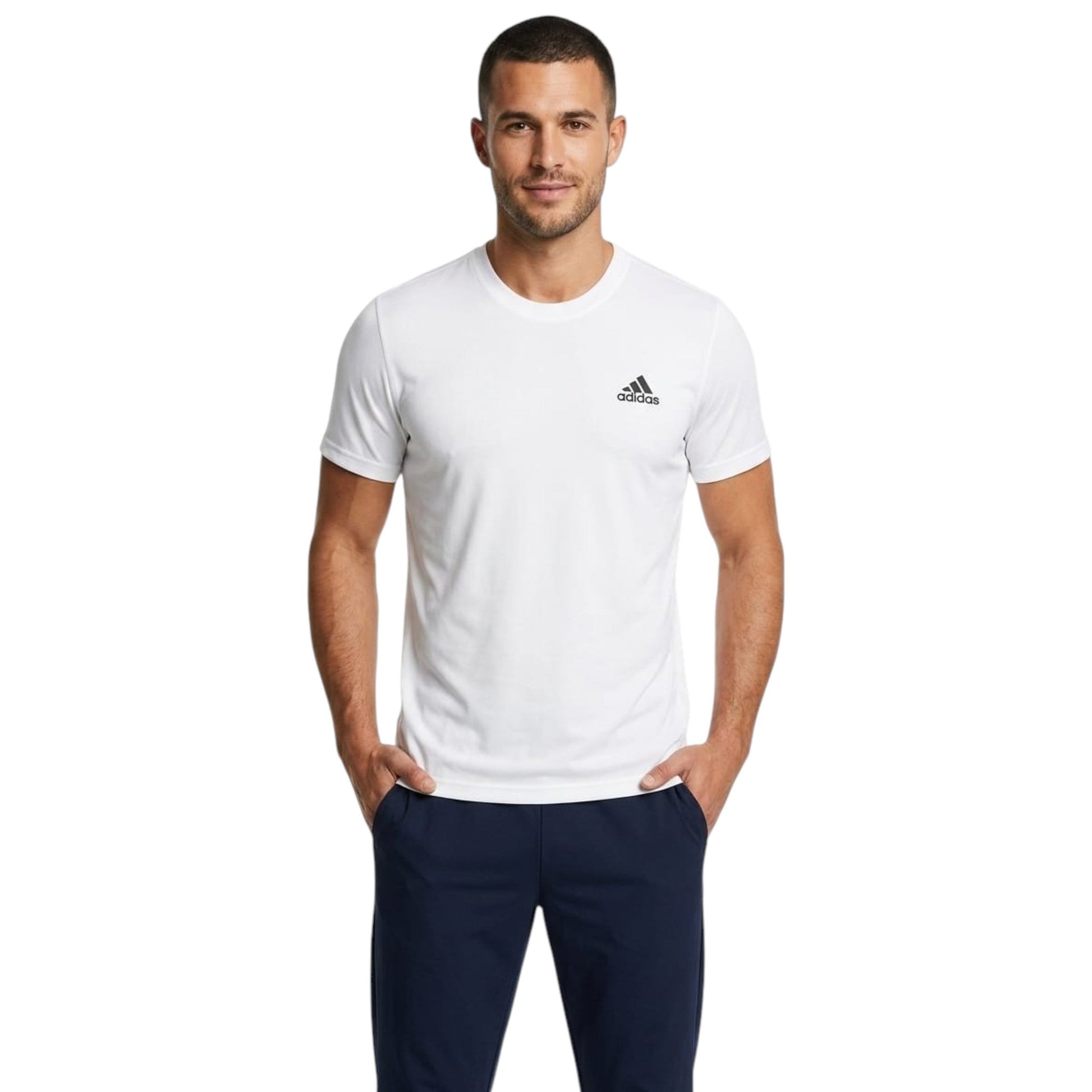 Men's Brand Logo Printed Top,White