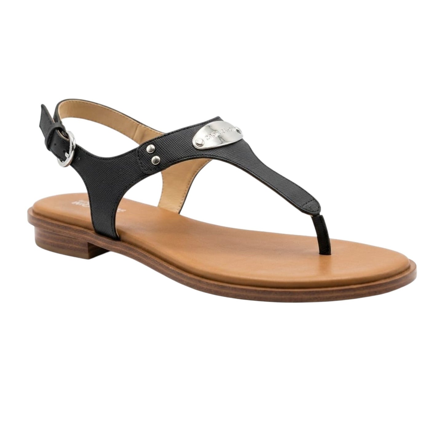 Women's Logo Designed Sandals,Black