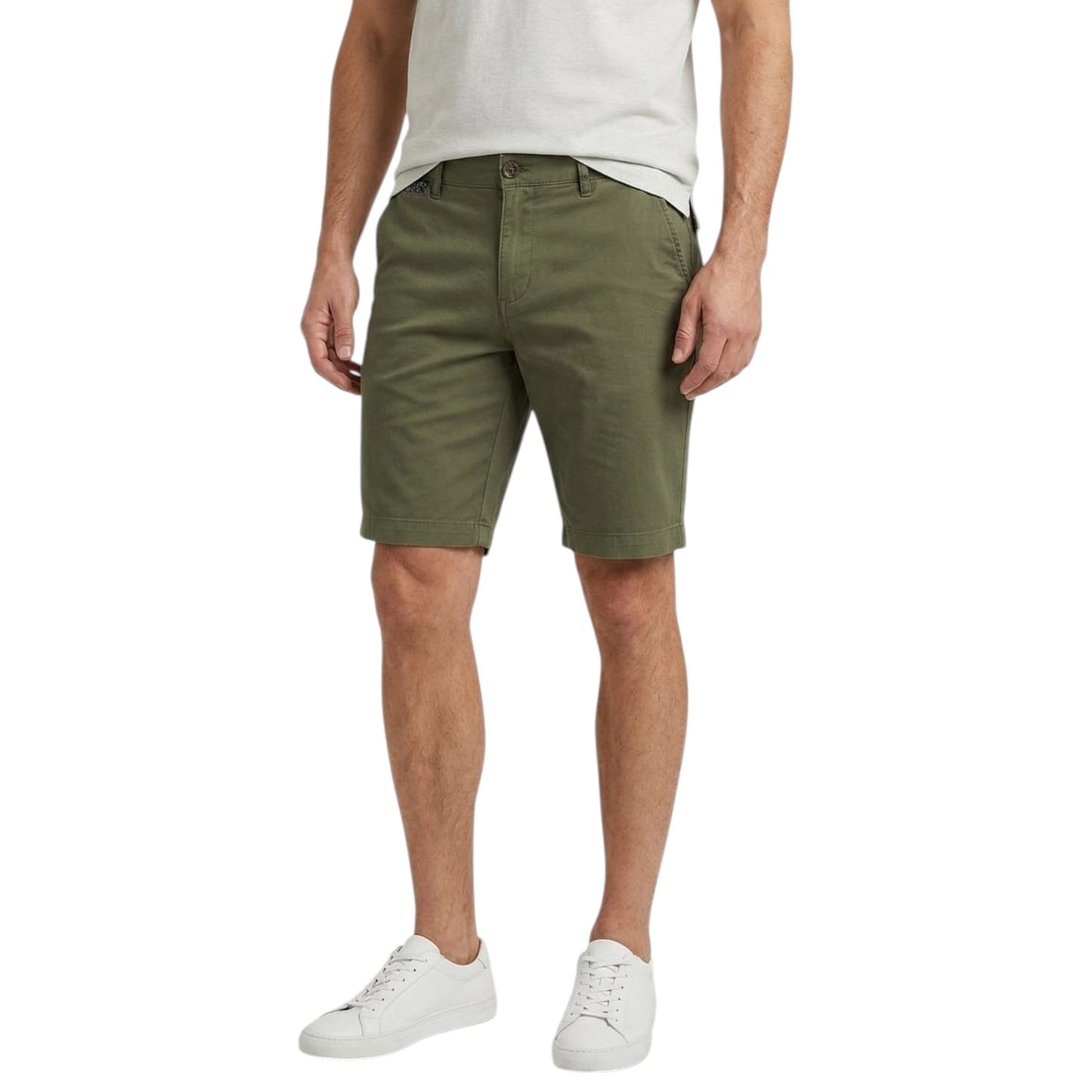 Men's Plain Solid Short,Olive