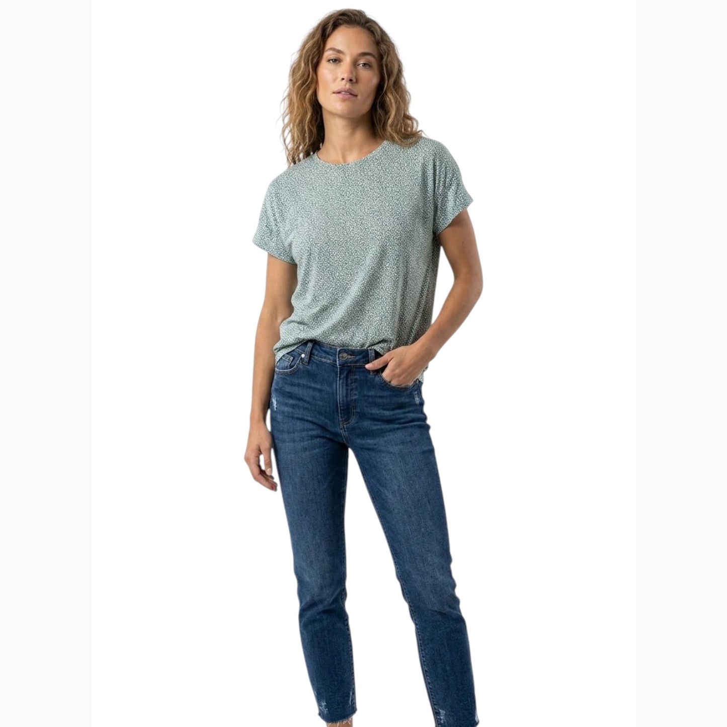Women's Printed Top,Multi