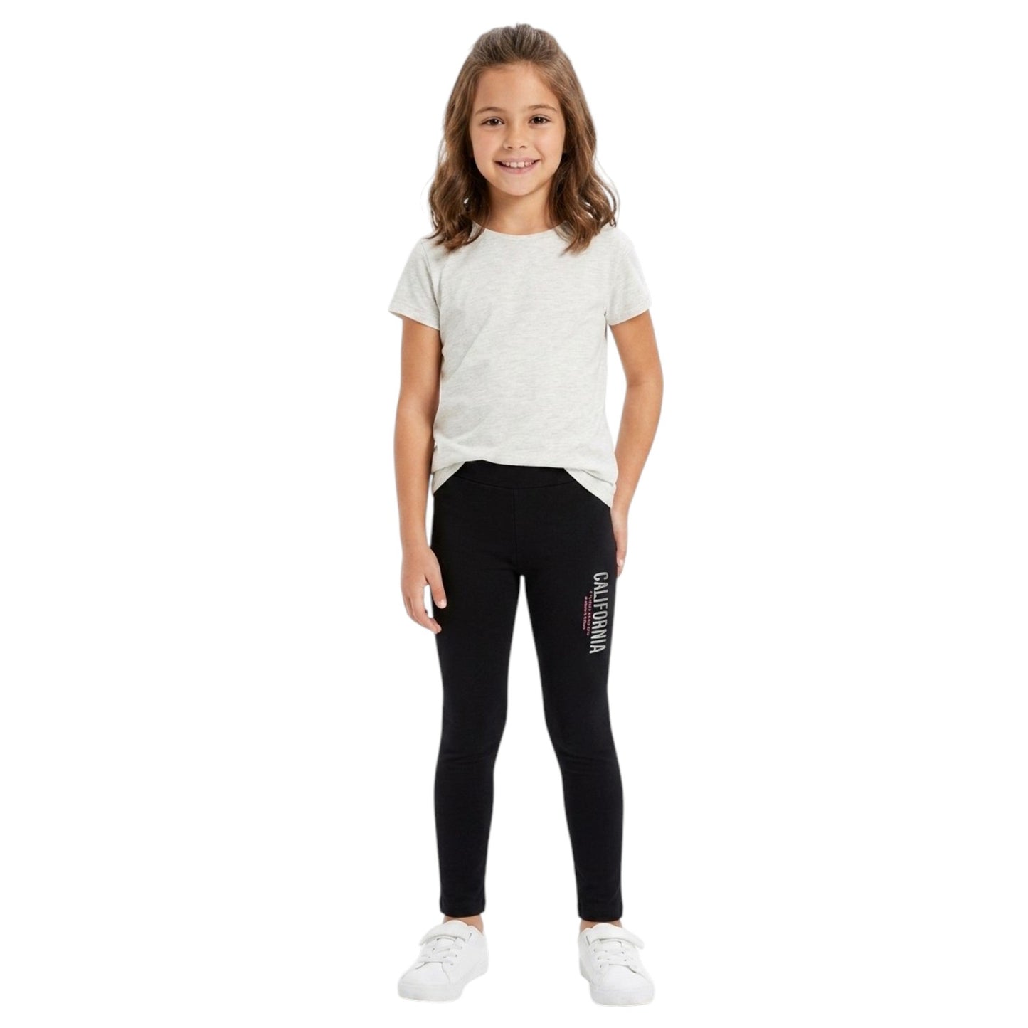 Kids Girl's Printed Pant,Black