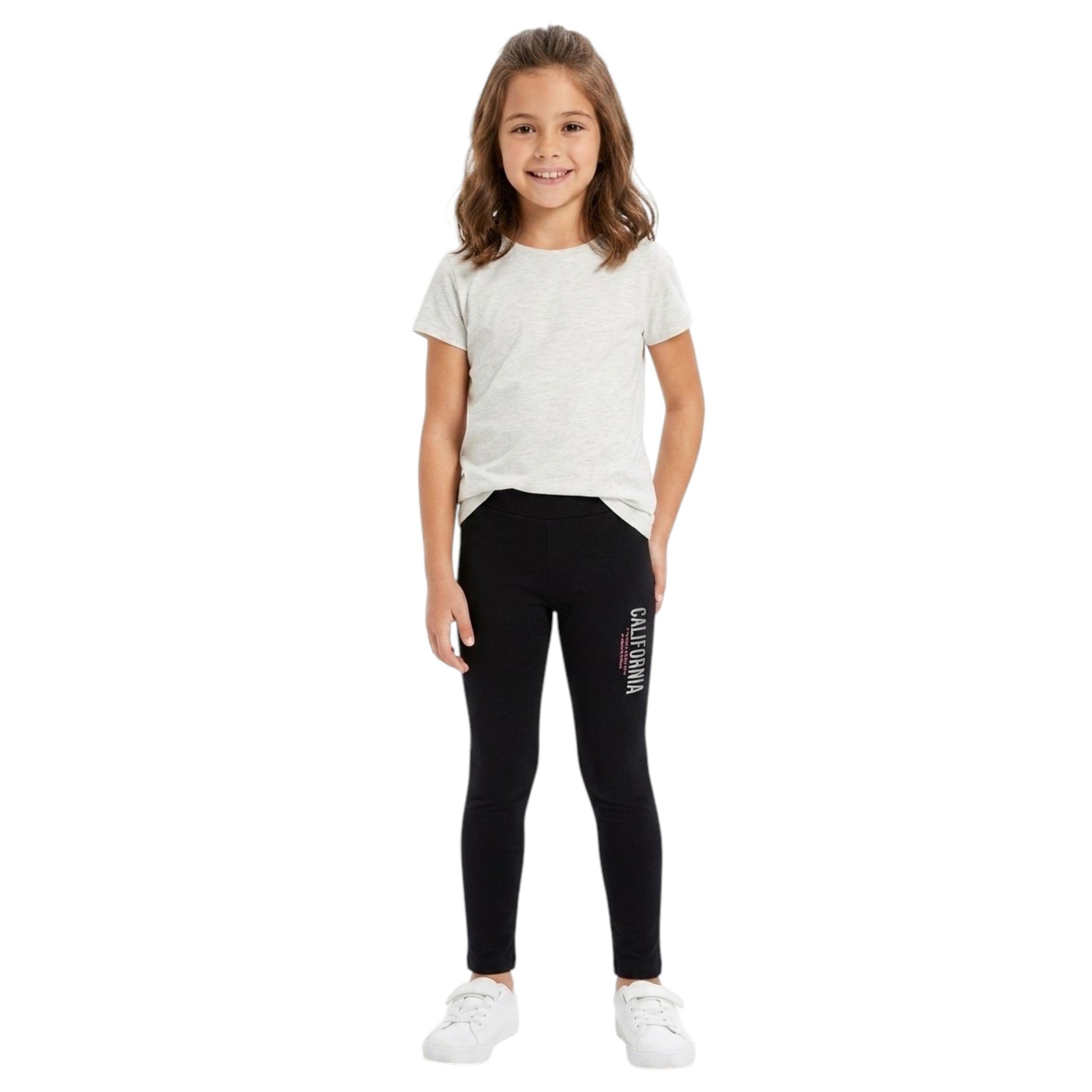 Kids Girl's Printed Pant,Black
