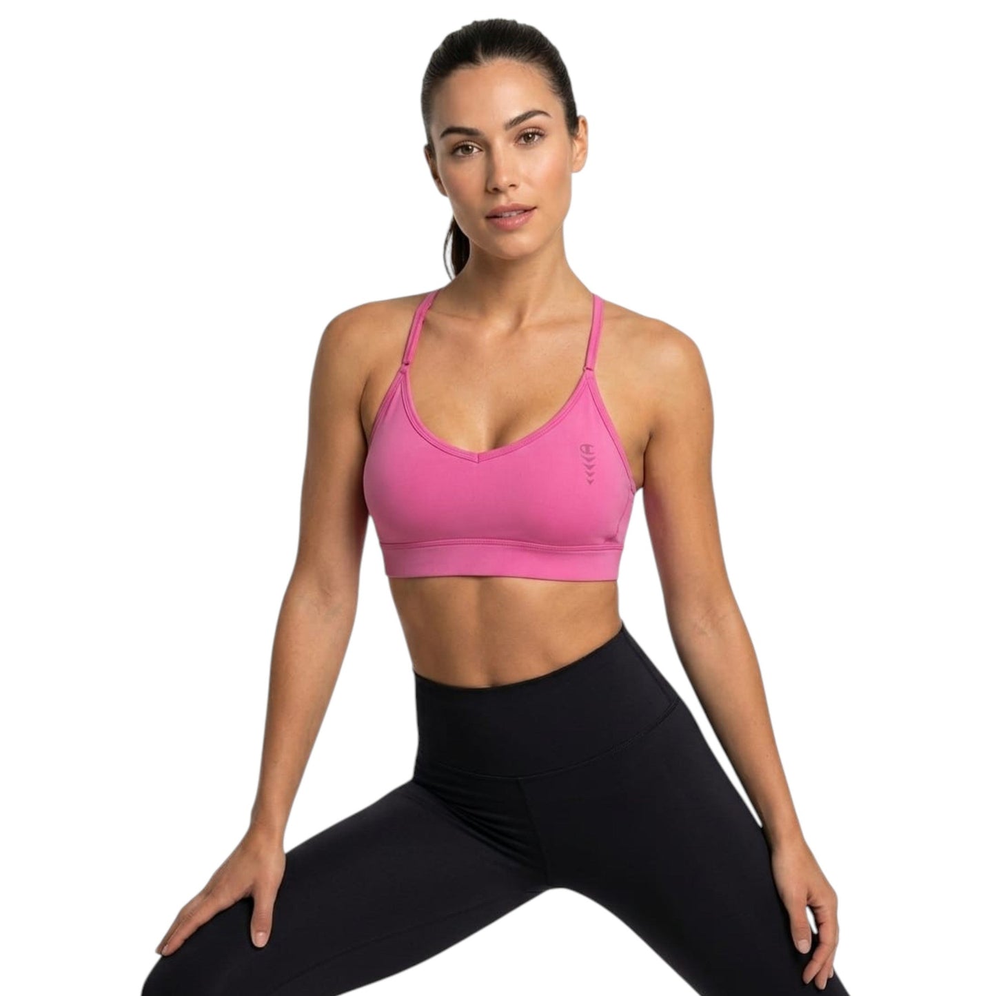 Women's Plain Sport Bra,Pink