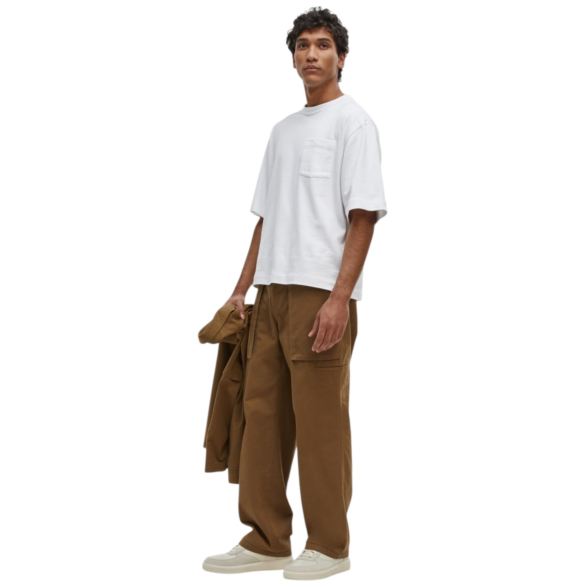 Men's Plain Pant,Brown