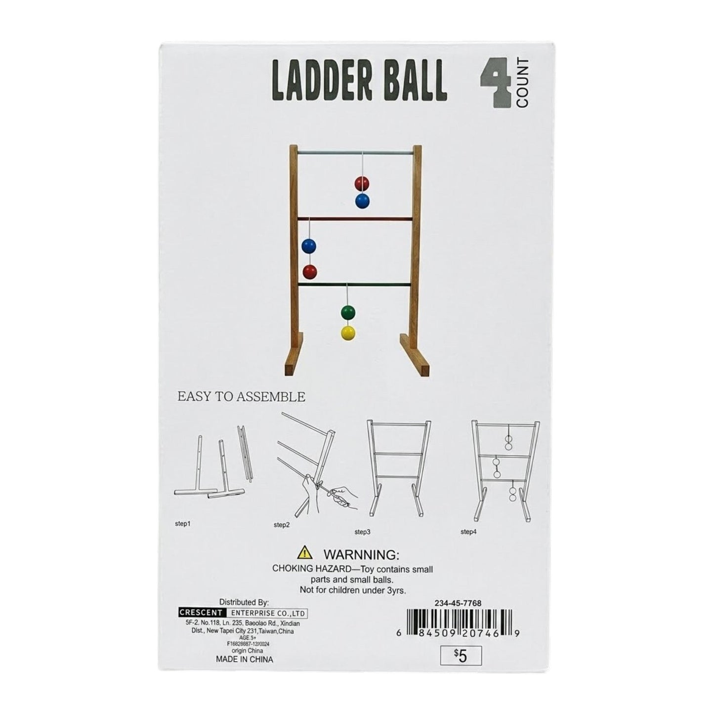 Ladder Ball 4 Count Toss Game Set