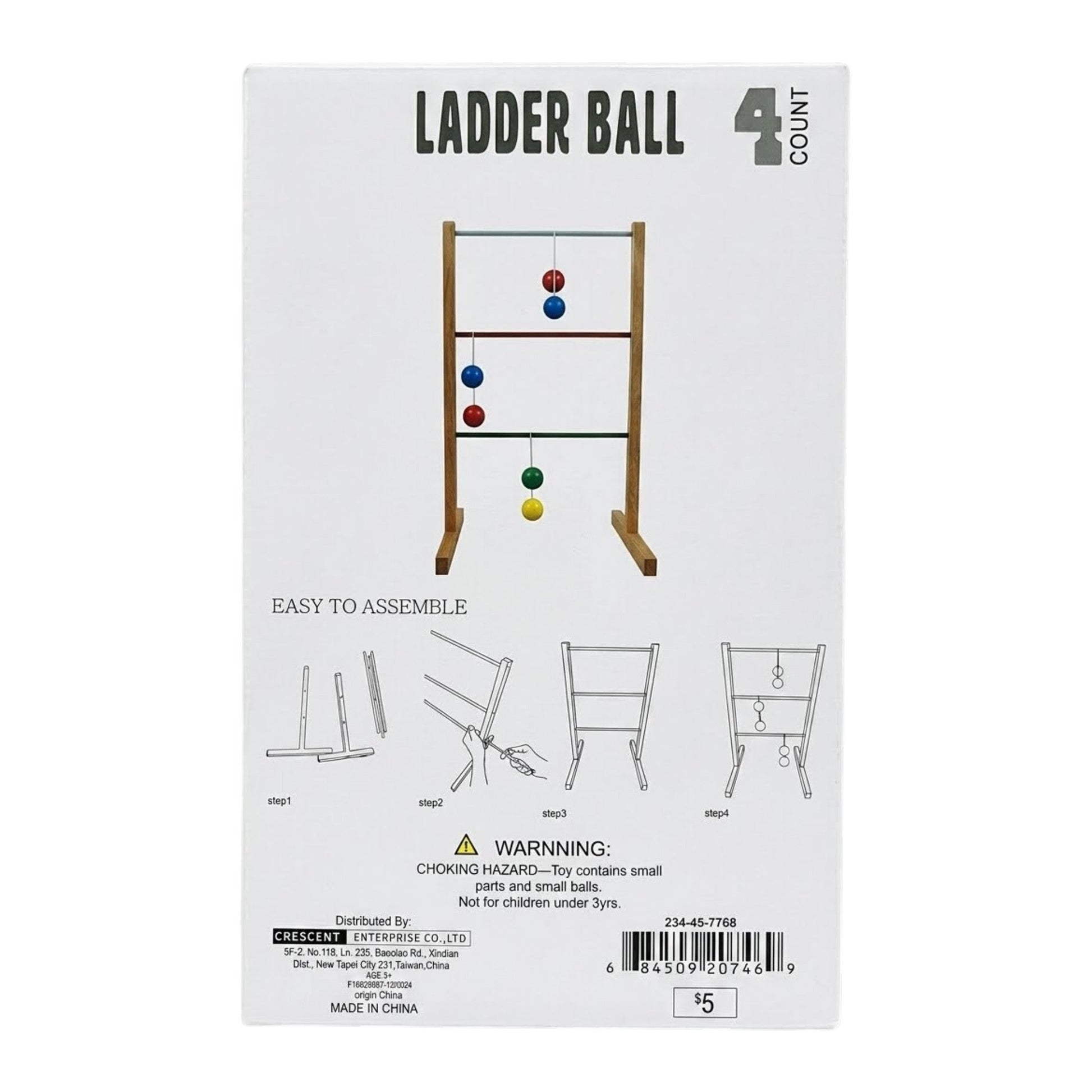 Ladder Ball 4 Count Toss Game Set