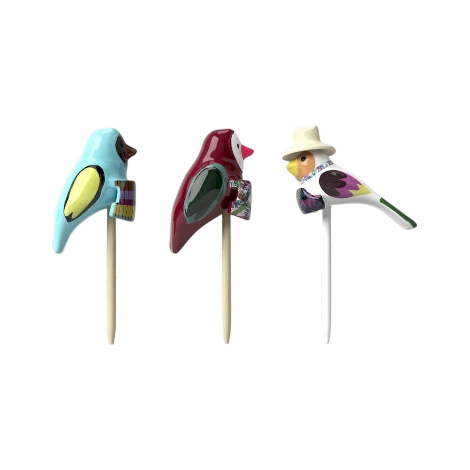 Decorative Bird Pot Stakes
