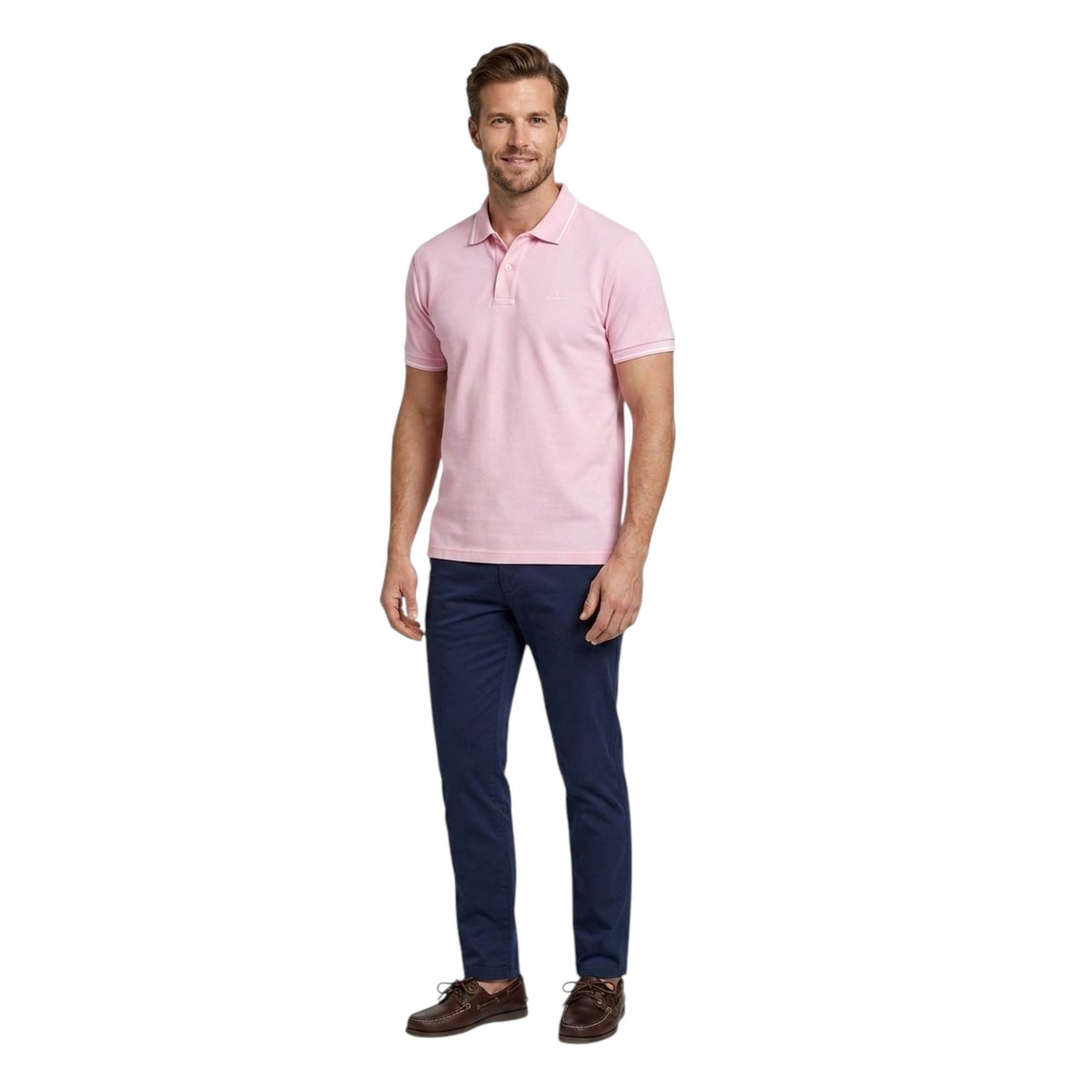 Men's Plain Solid Top,Pink