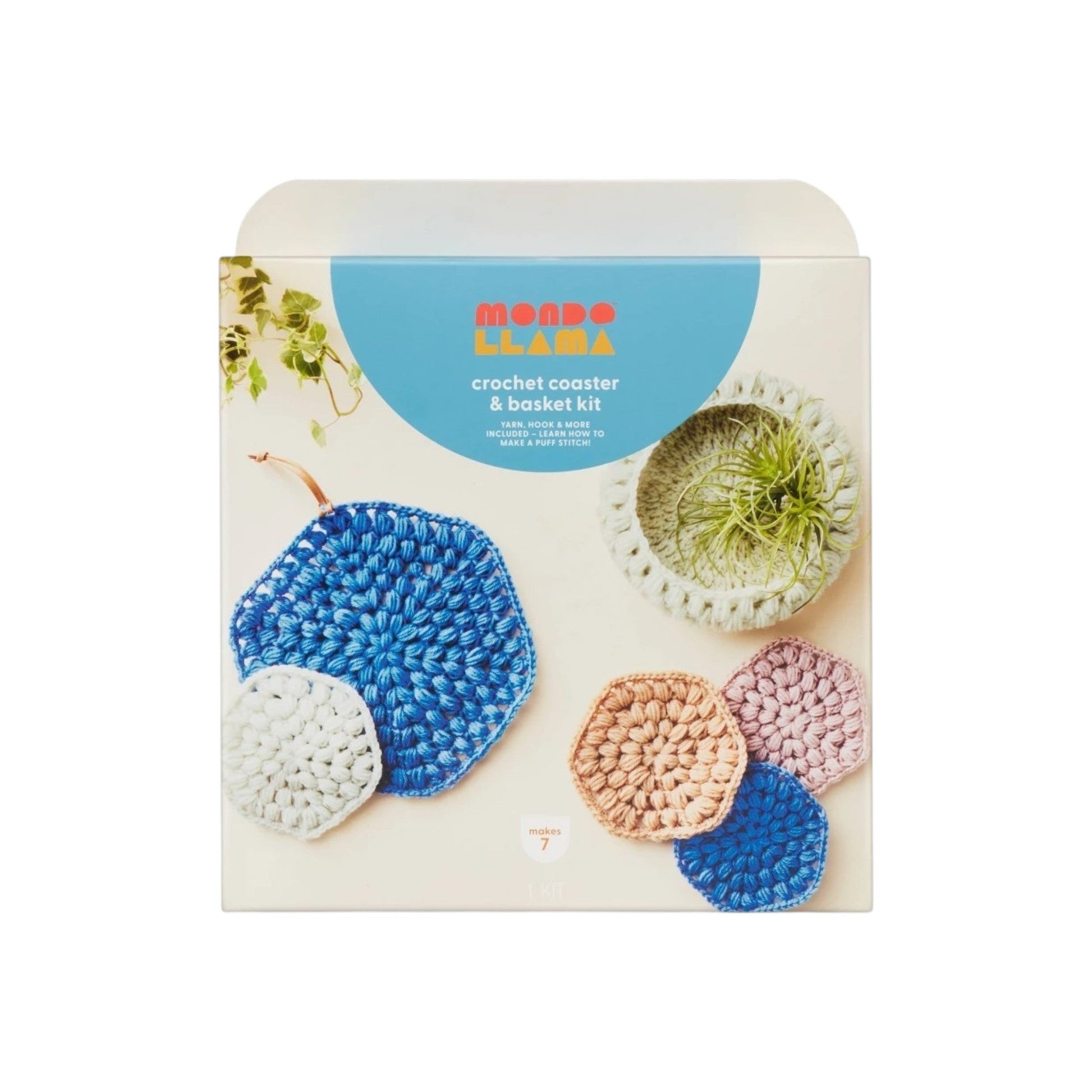 Crochet Coaster And Basket Kit