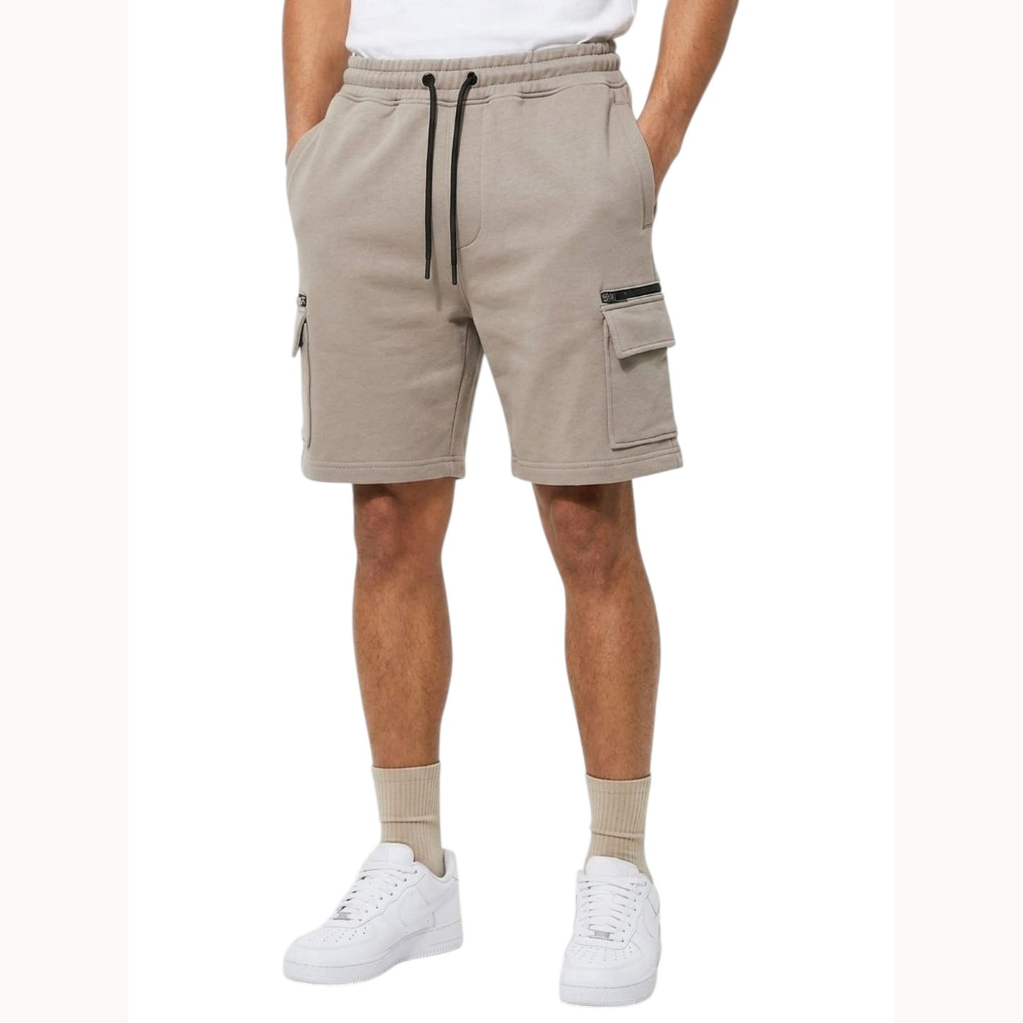 Men's Plain Solid Short,Light Olive