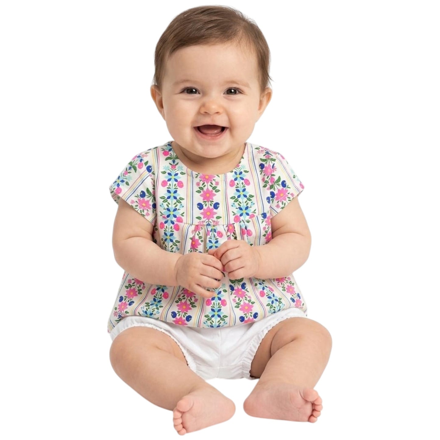 Kids Girl's Printed Top,White