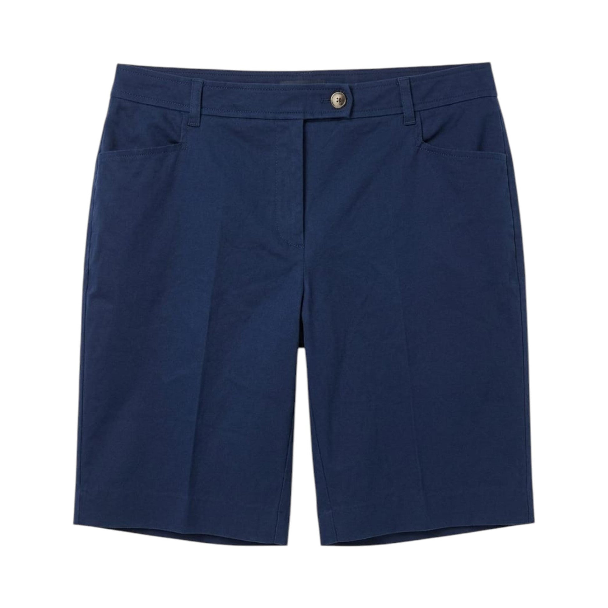 Women's Plain Solid Short,Navy