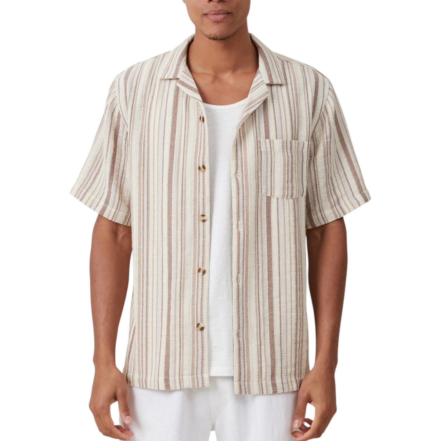Men's Textured Dress Shirt,Multi