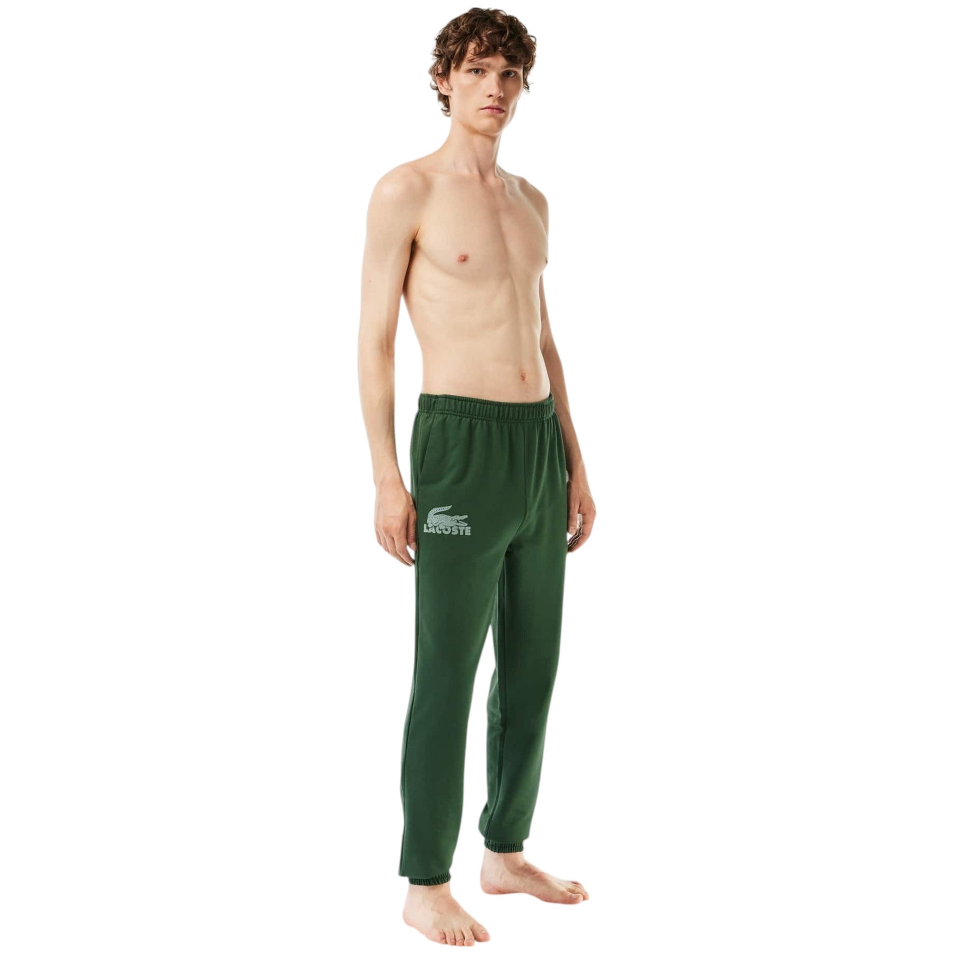 Men's Brand Logo Printed Pant,Dark Green