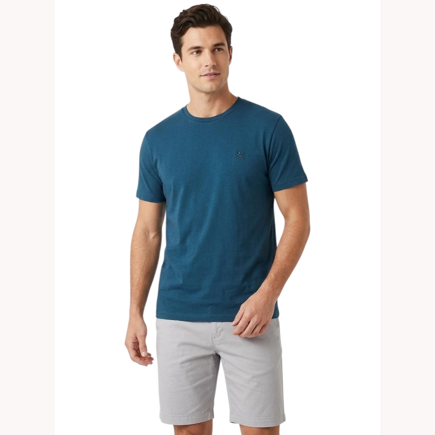 Men's Plain Solid Top,Navy