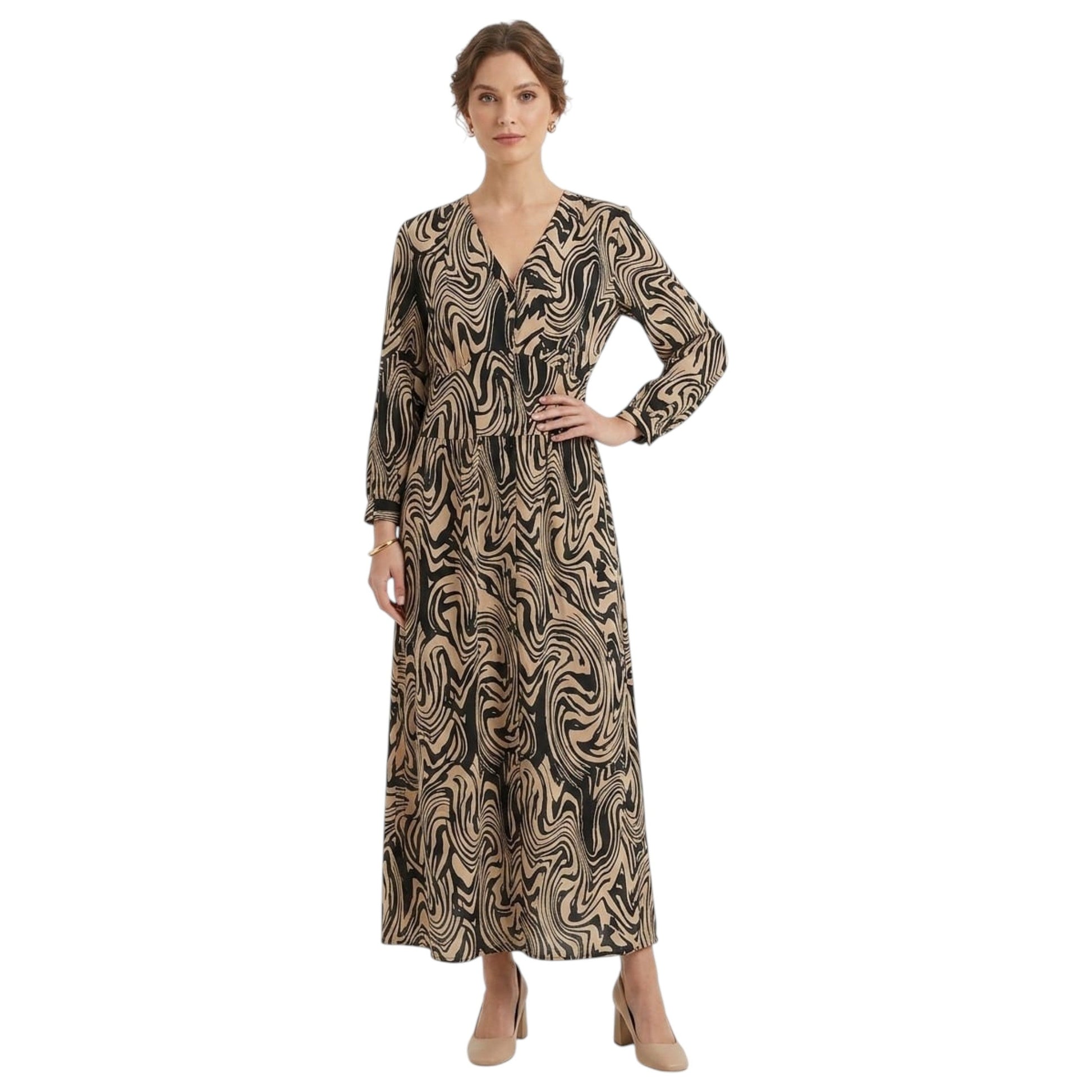 Women's Printed Dress,Multi