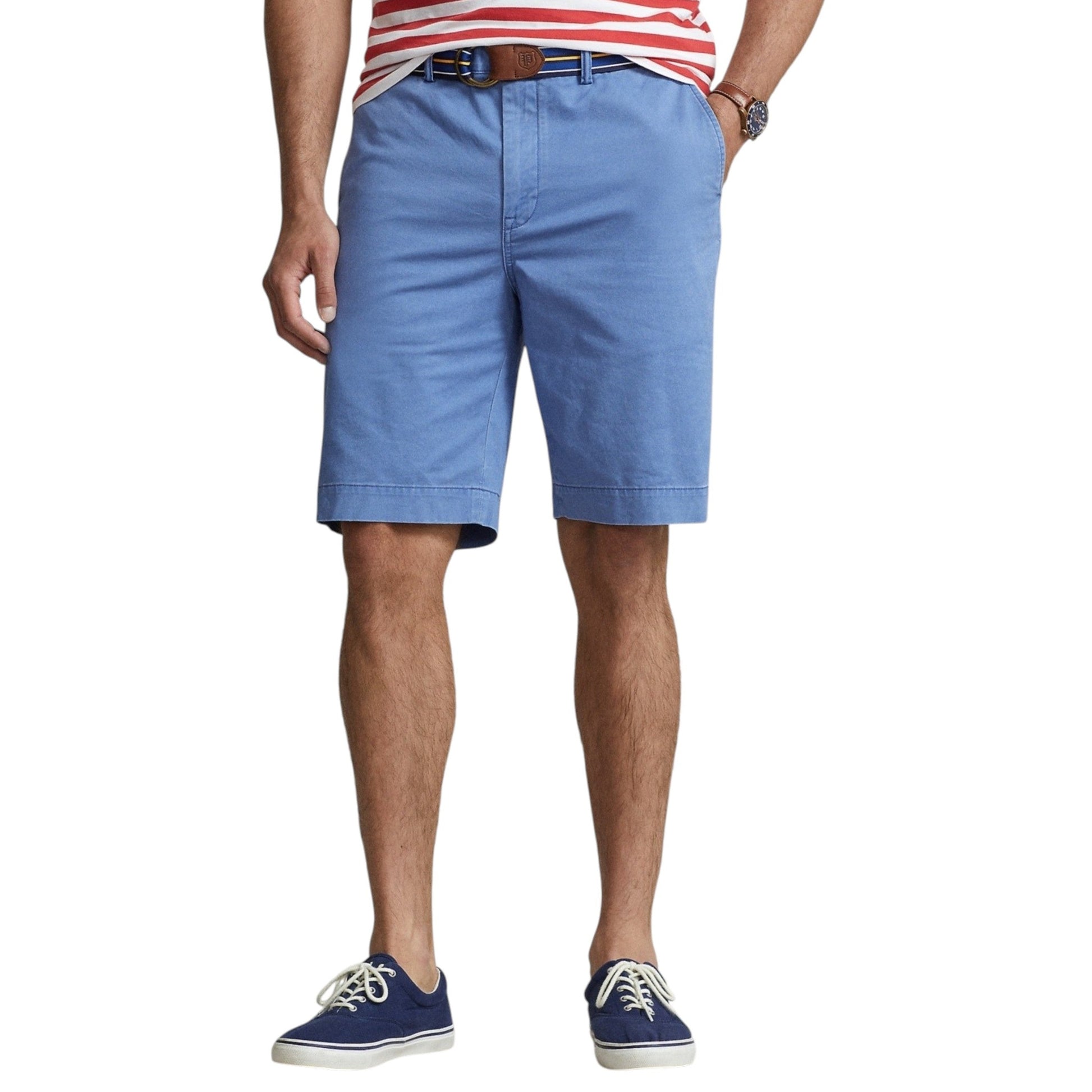 Men's Plain Solid Short,Blue