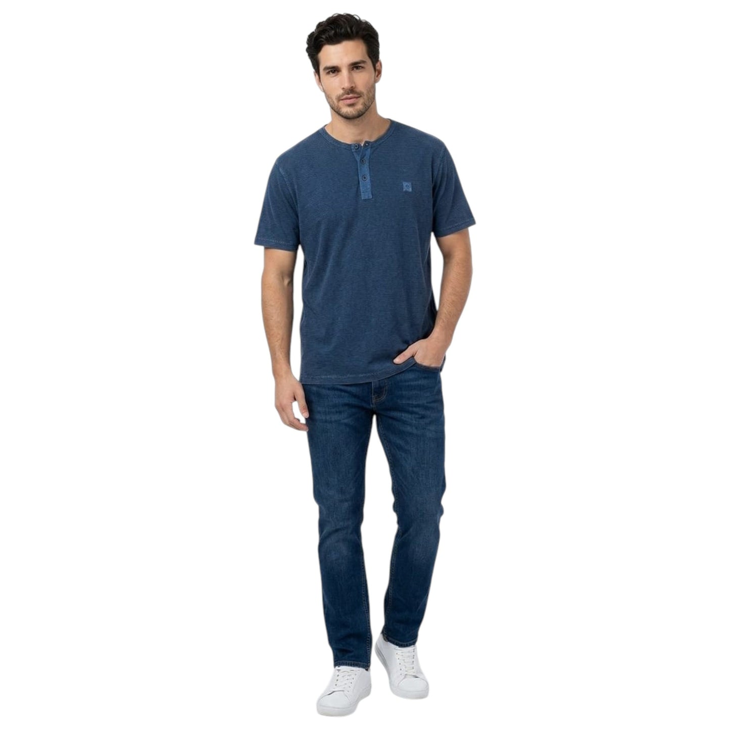Men's Striped Top,Navy