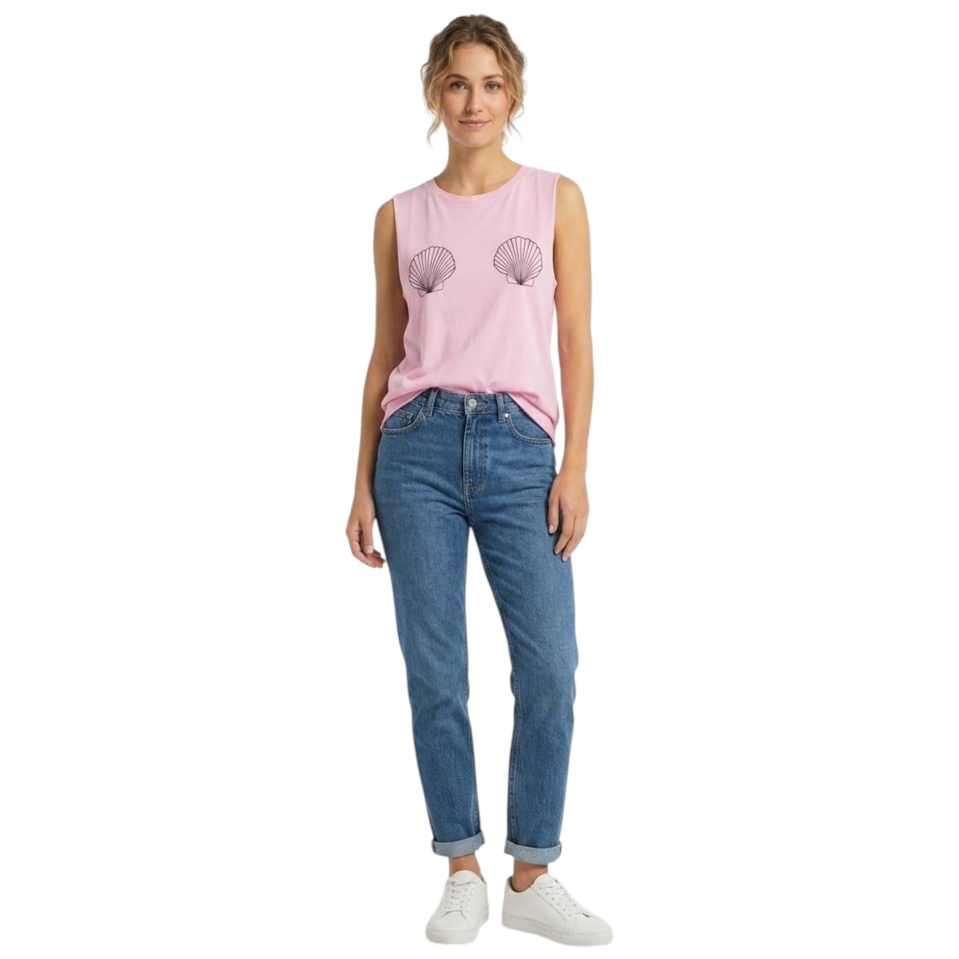 Women's Printed Top,Pink